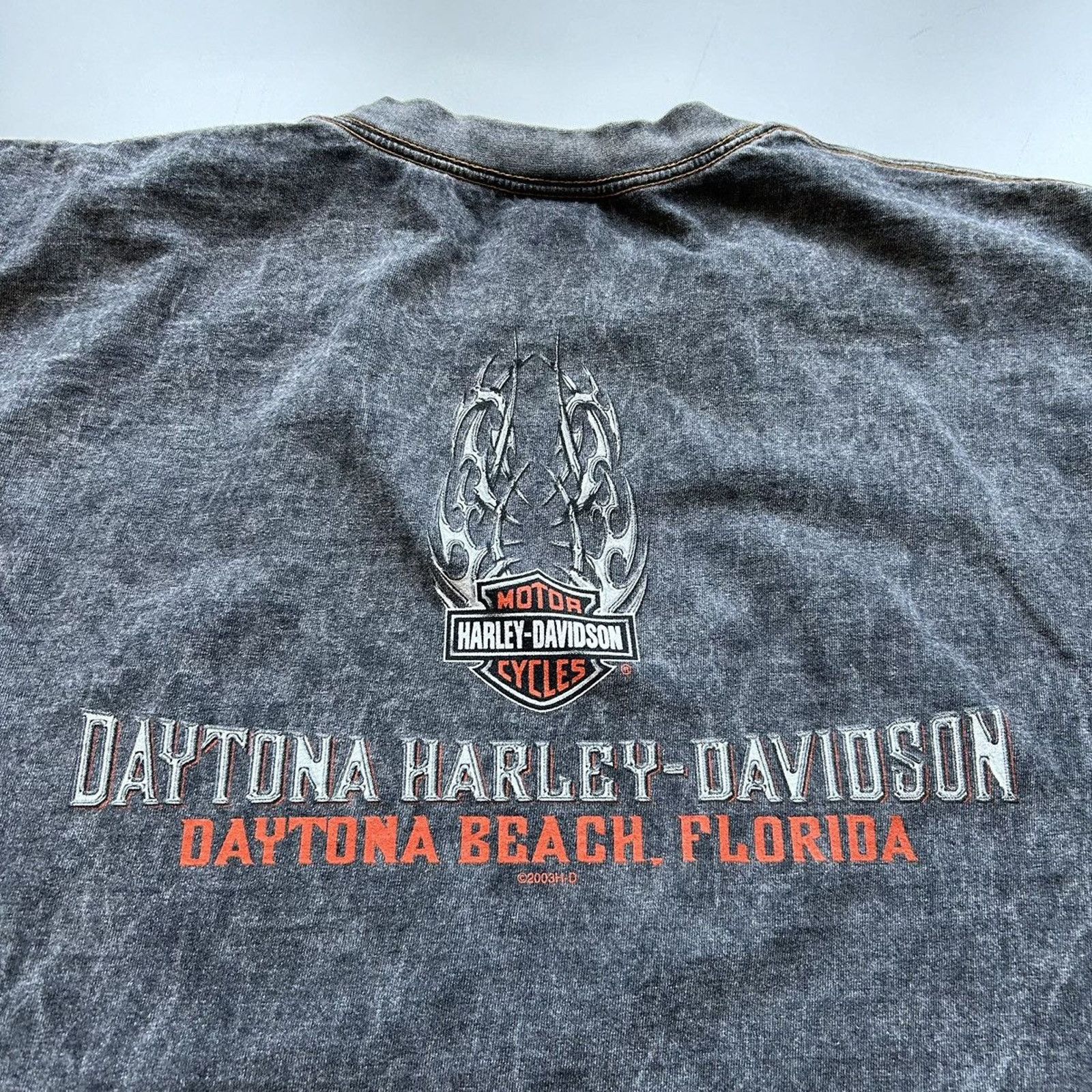 Harley Davidson Vintage 2003 Y2K Harley Davidson Biketoberfest T Shirt Large Size US L / EU 52-54 / 3 - 4 Thumbnail
