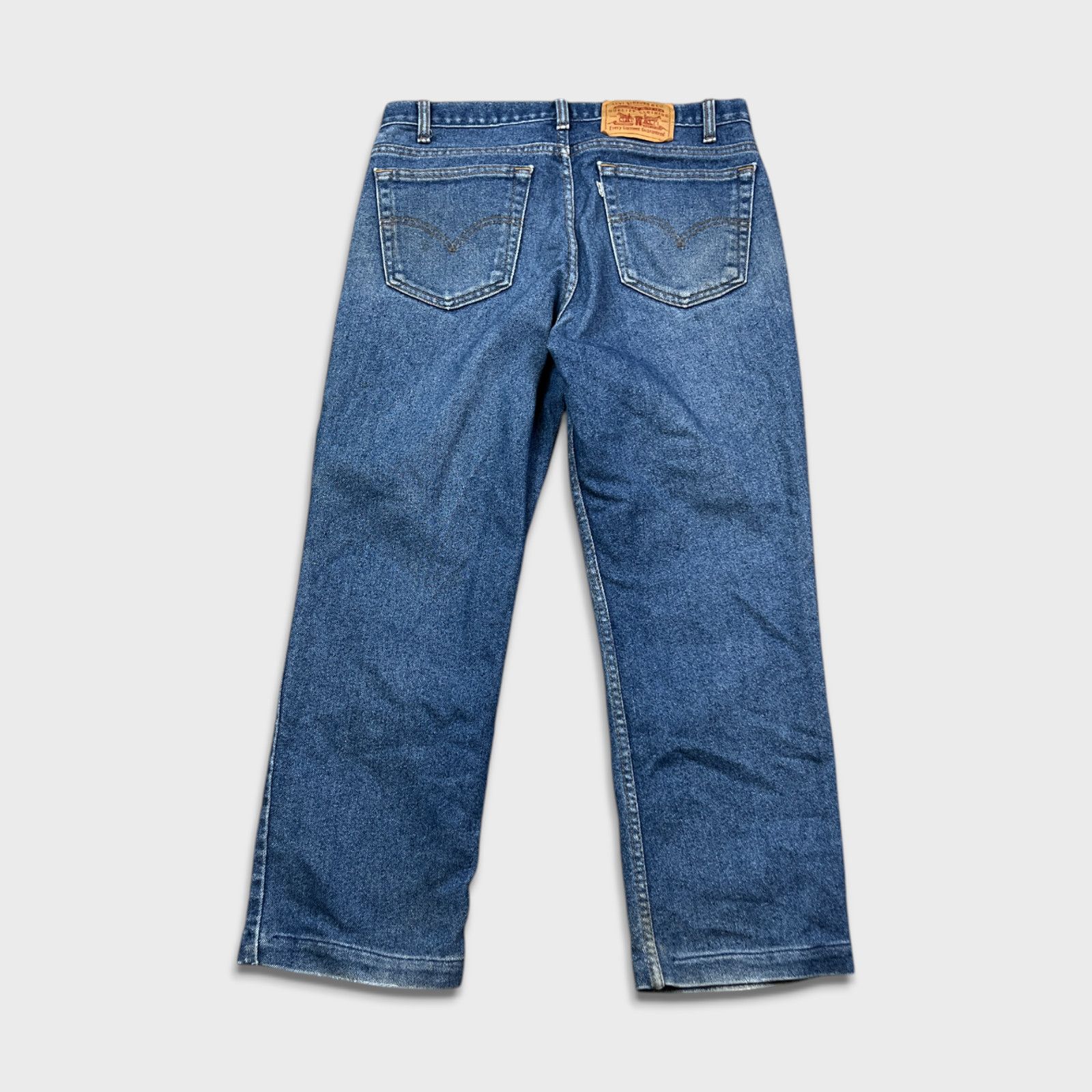 Levi's × Vintage Vintage 90s Levi's 505 34x30 White Tab Straight Relax Denim Size US 32 / EU 48 - 7 Thumbnail