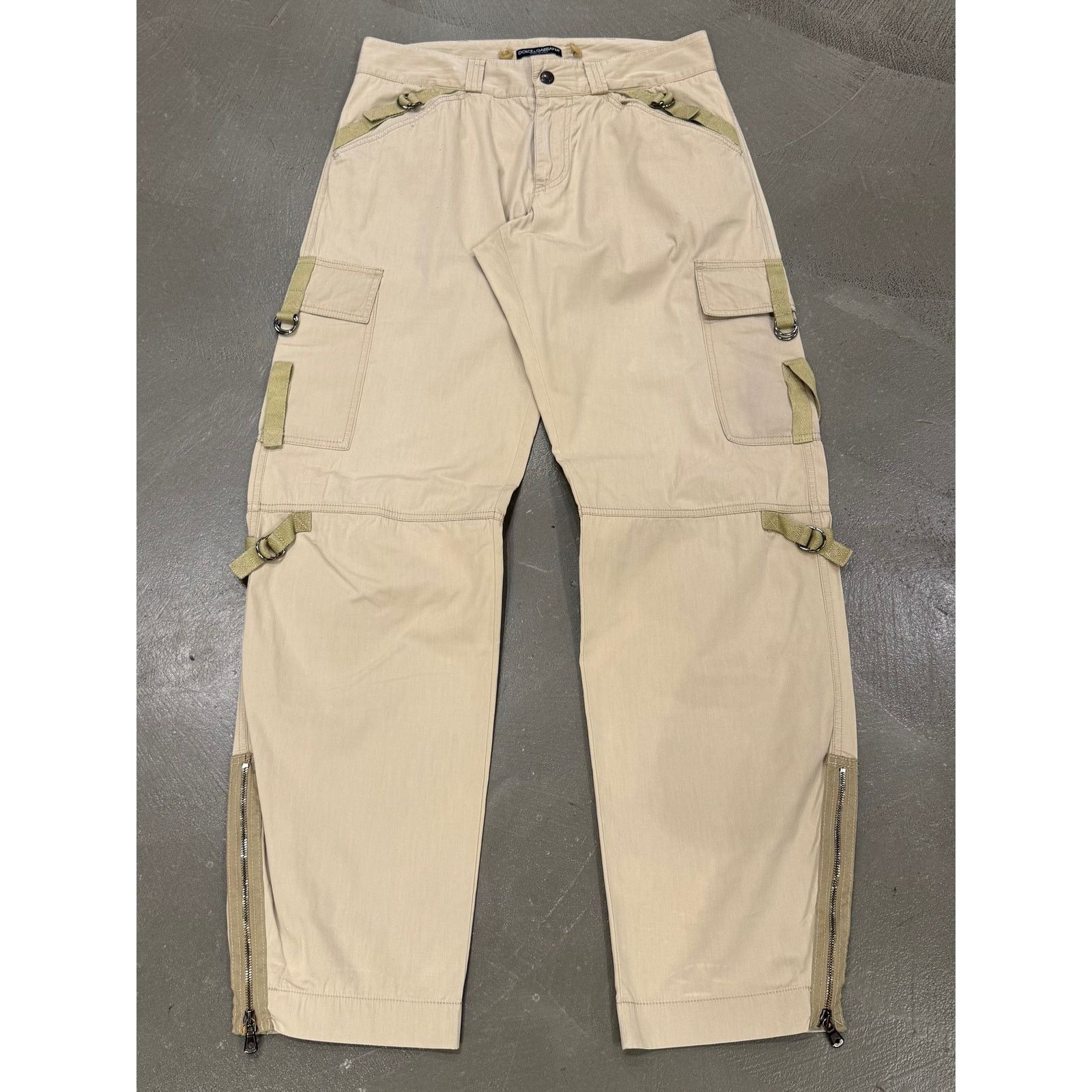 Dolce & Gabbana S/S2004 Dolce & Gabbana bondage cargo pants Size US 32 / EU 48 - 1 Thumbnail