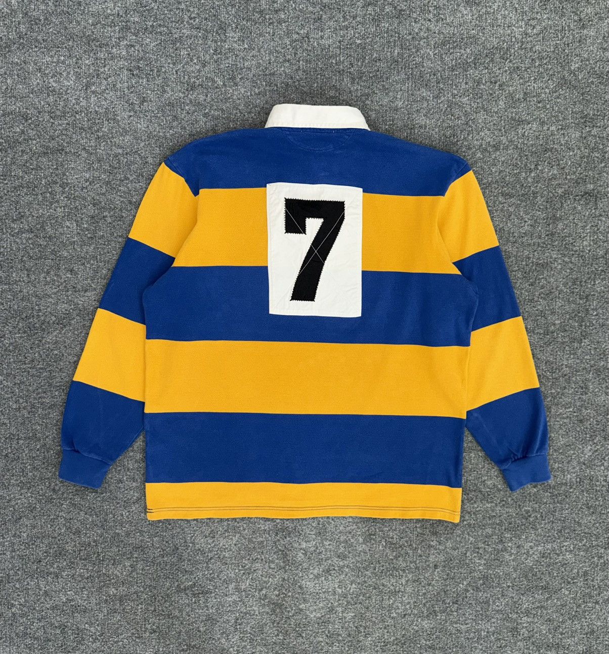 Polo Ralph Lauren Vintage Polo Sport RL Stripe Rugby “7” L Size US L / EU 52-54 / 3 - 8 Thumbnail