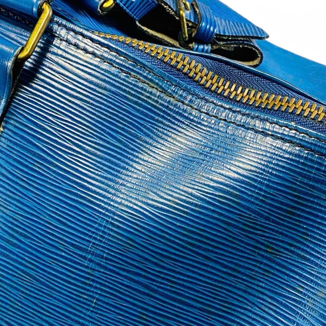 Louis Vuitton Louis Vuitton - Keepall 50 Epi Leather Blue Vintage Size ONE SIZE - 7 Thumbnail