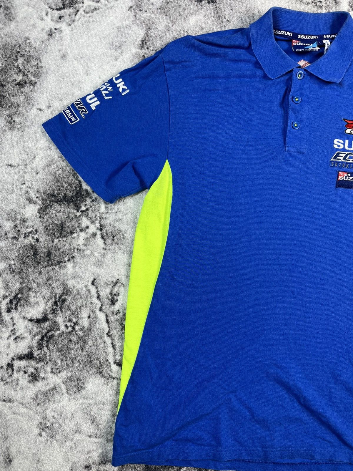 Other Suzuki Ecstar MotoGP Team Polo Shirt Blue Racing Logo Size US L / EU 52-54 / 3 - 2 Thumbnail