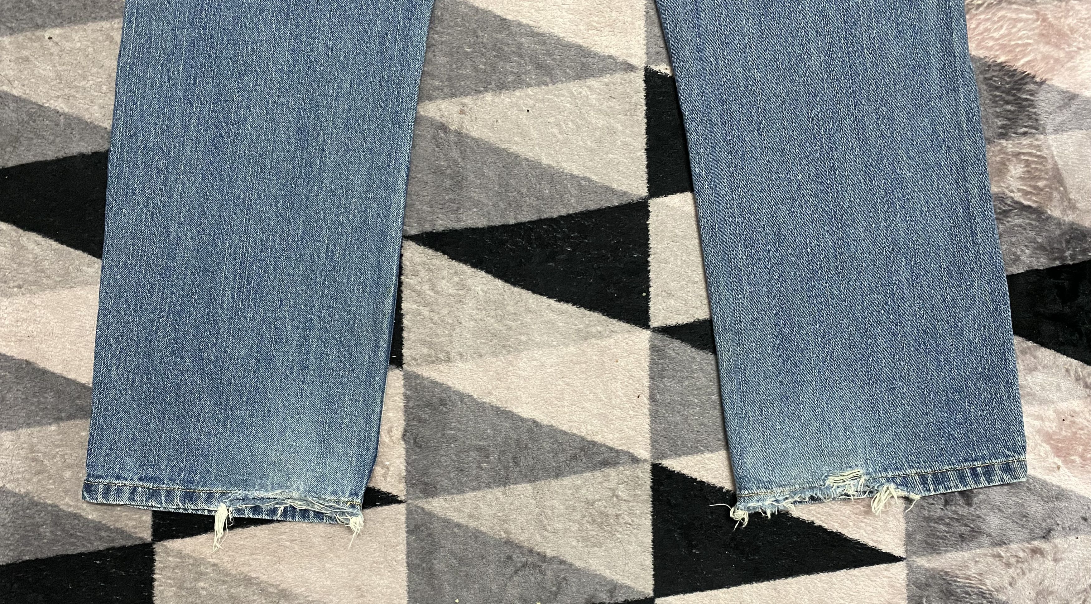 Japanese Brand Vintage Playchess Patchwork Skull Distressed Jeans Size US 36 / EU 52 - 10 Thumbnail