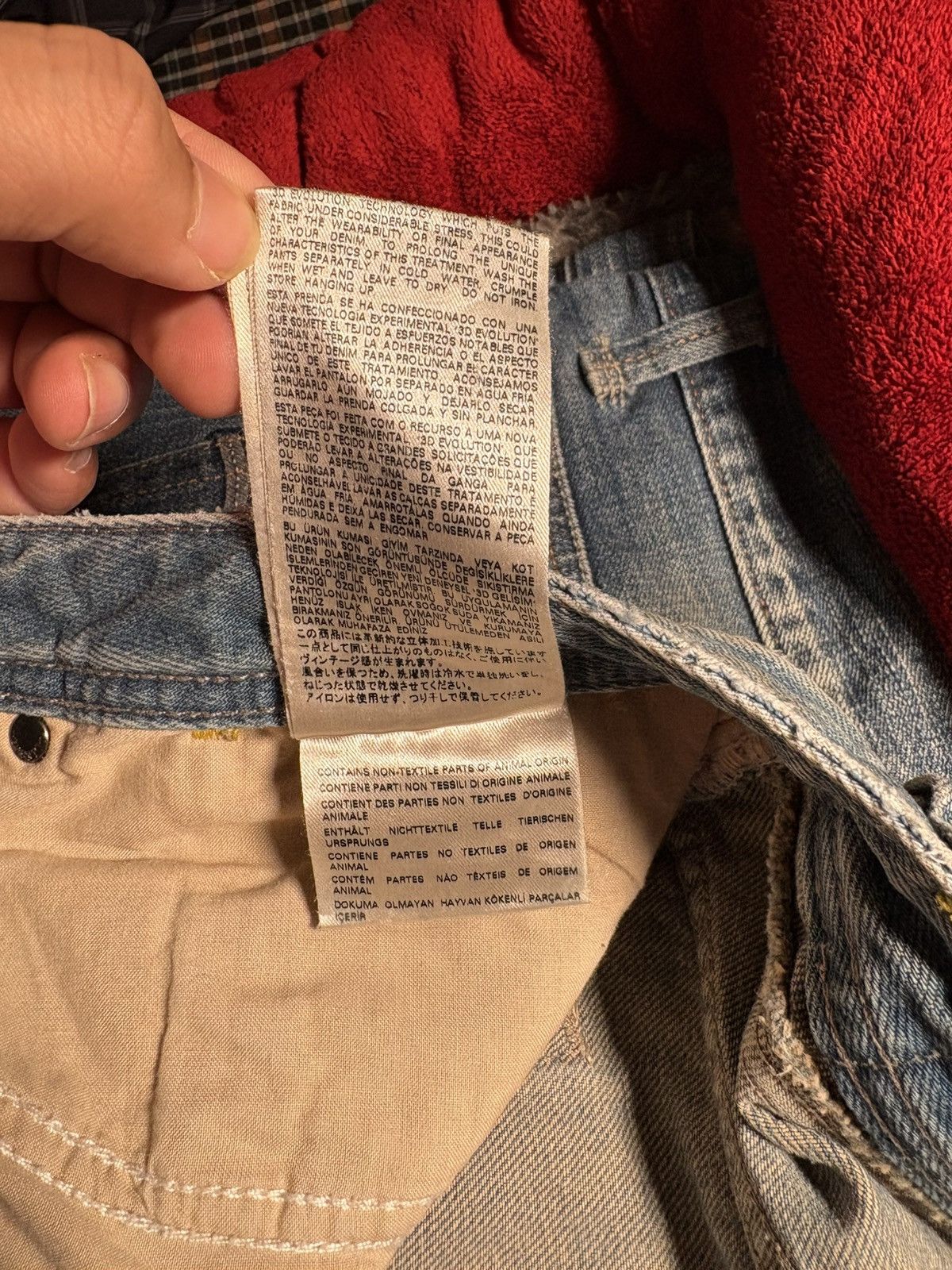 Diesel Diesel Shioner 0822C SlimSkinny Made in Italy Archive3D Wash Size US 29 - 13 Thumbnail