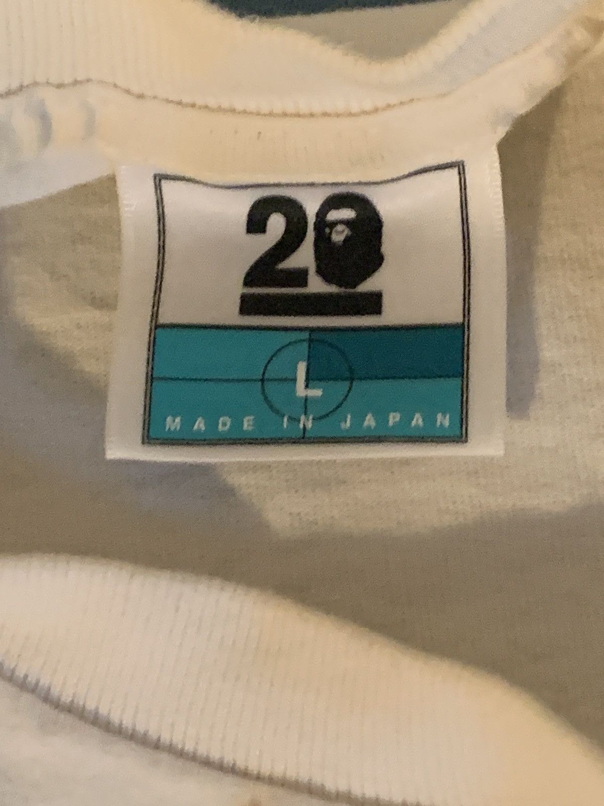 Bape Bape 20th anniversary T shirt Size US L / EU 52-54 / 3 - 4 Thumbnail