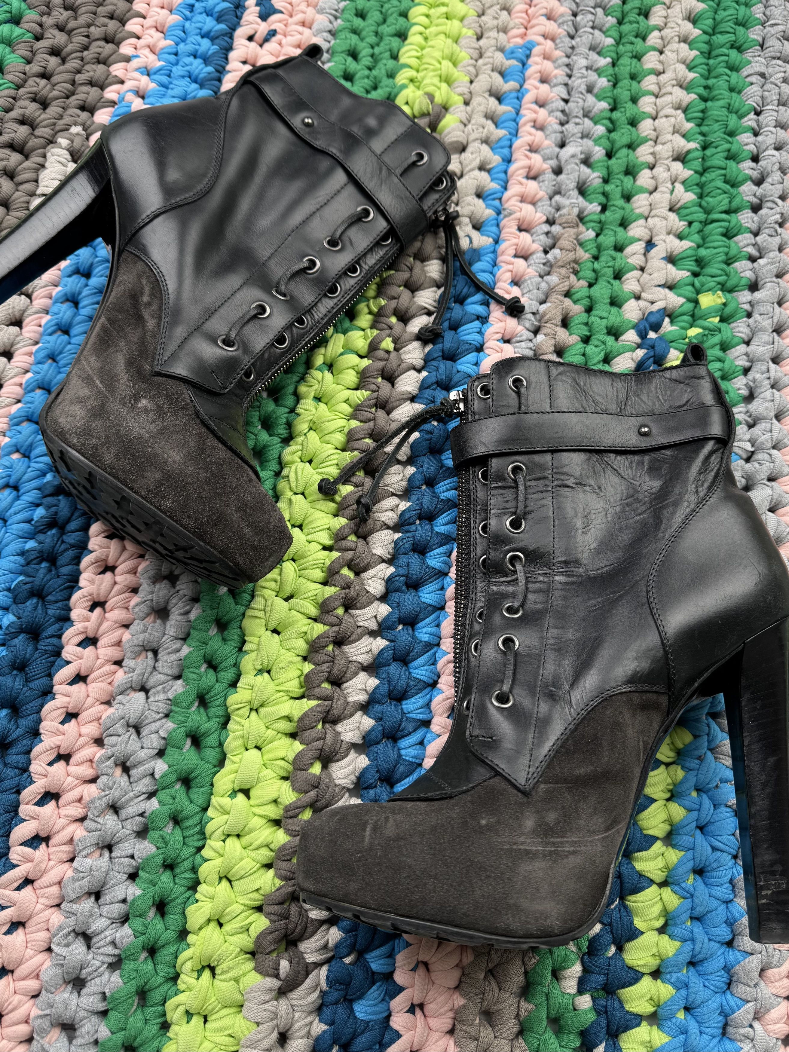 Dsquared2 Dsquared2 Vintage Leather Heels (D10)(V51) Size US 9 / IT 39 - 5 Thumbnail
