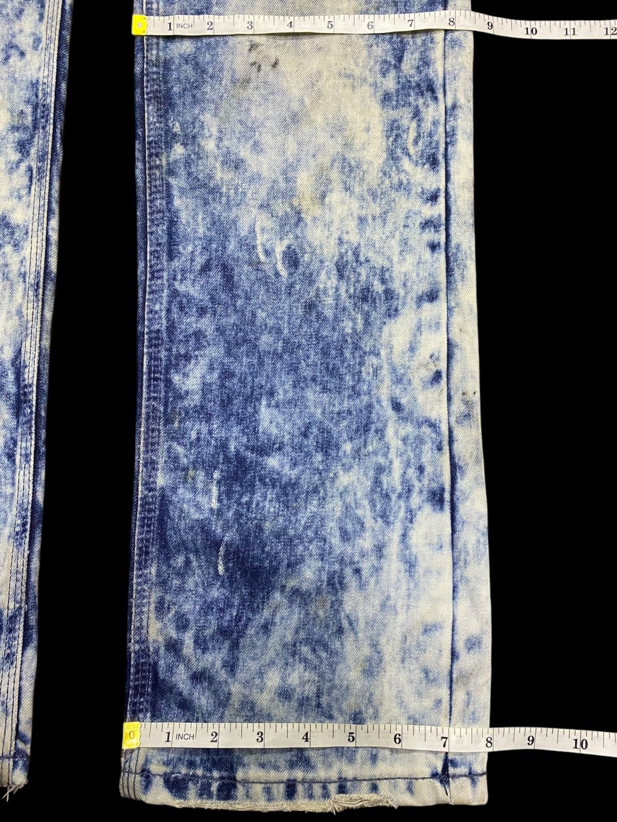 Other Vintage Japanese Brand Acid Wash Embroidered Distressed Jean Size US 33 - 17 Thumbnail