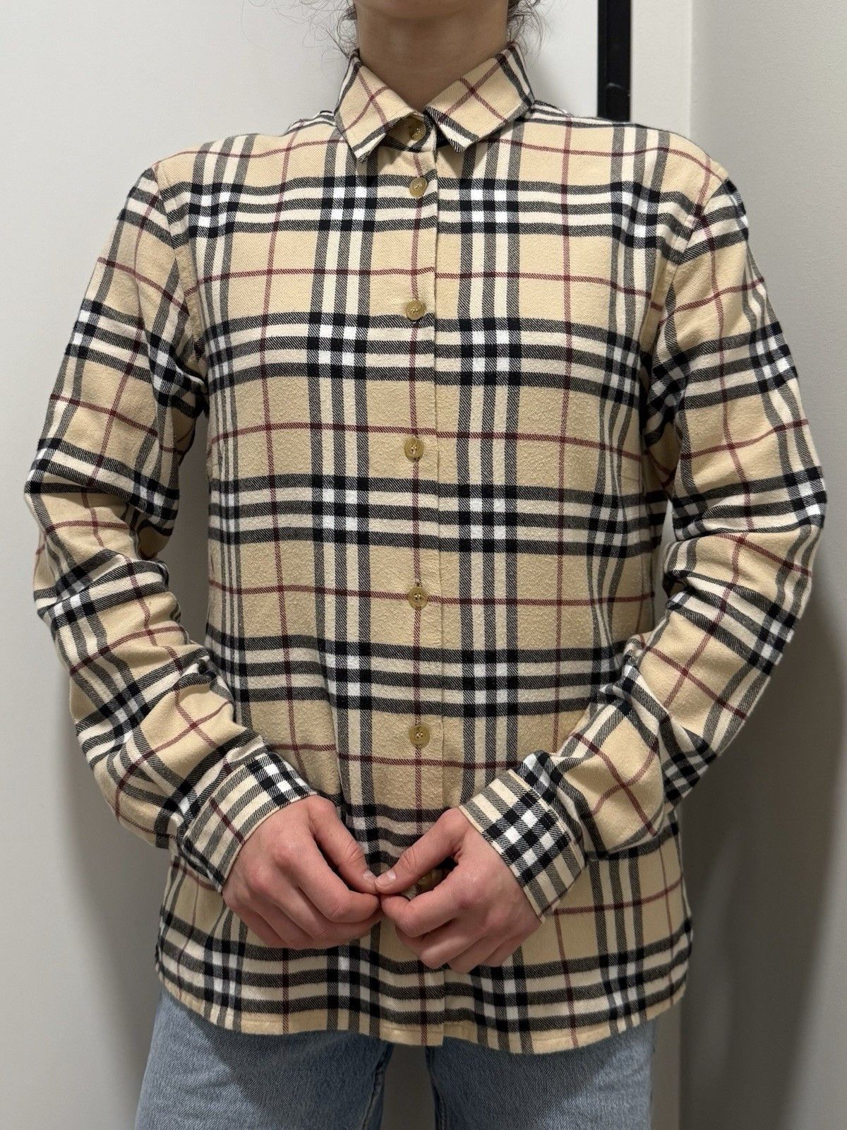 Burberry Vintage Burberry London Shirt Nova Check Long Sleeve y2k Size XL / US 12-14 / IT 48-50 - 6 Thumbnail