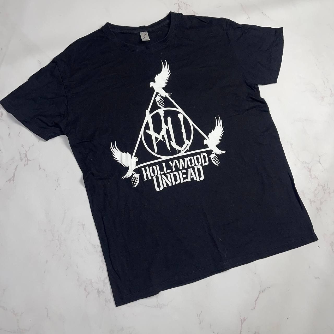 Vintage Band Tees × Vintage Vintage Hollywood Undead T-Shirt L Size Size US L / EU 52-54 / 3 - 2 Thumbnail