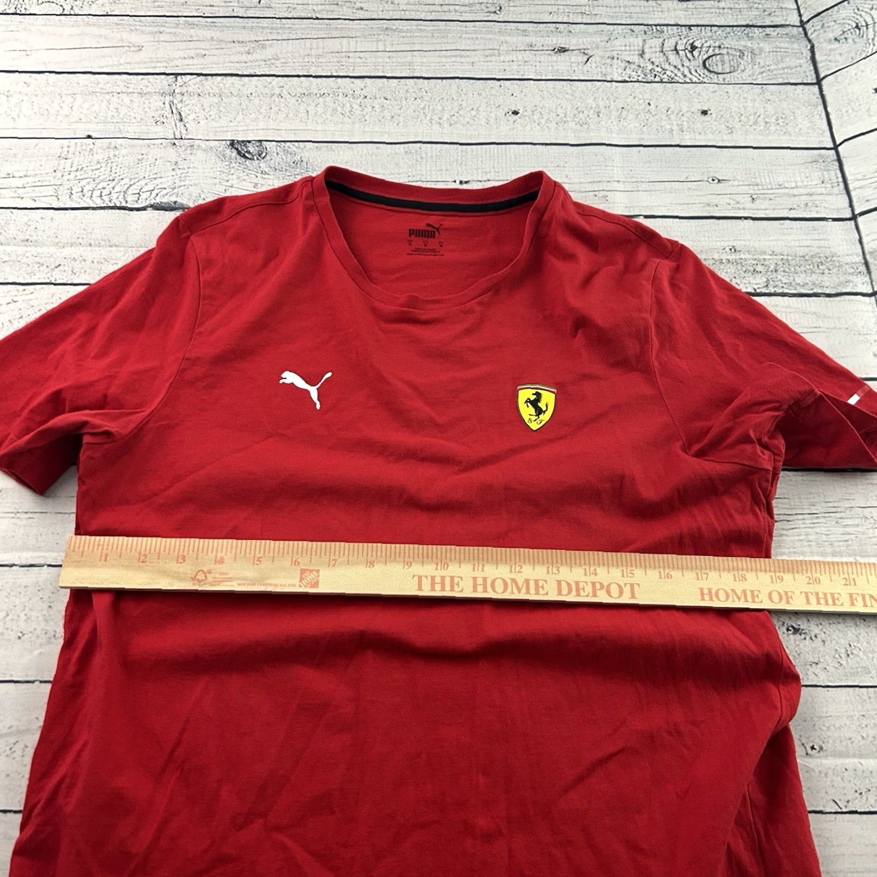 Puma PUMA Ferrari Short Sleeve T Shirt Men's Medium Red Size US M / EU 48-50 / 2 - 4 Thumbnail