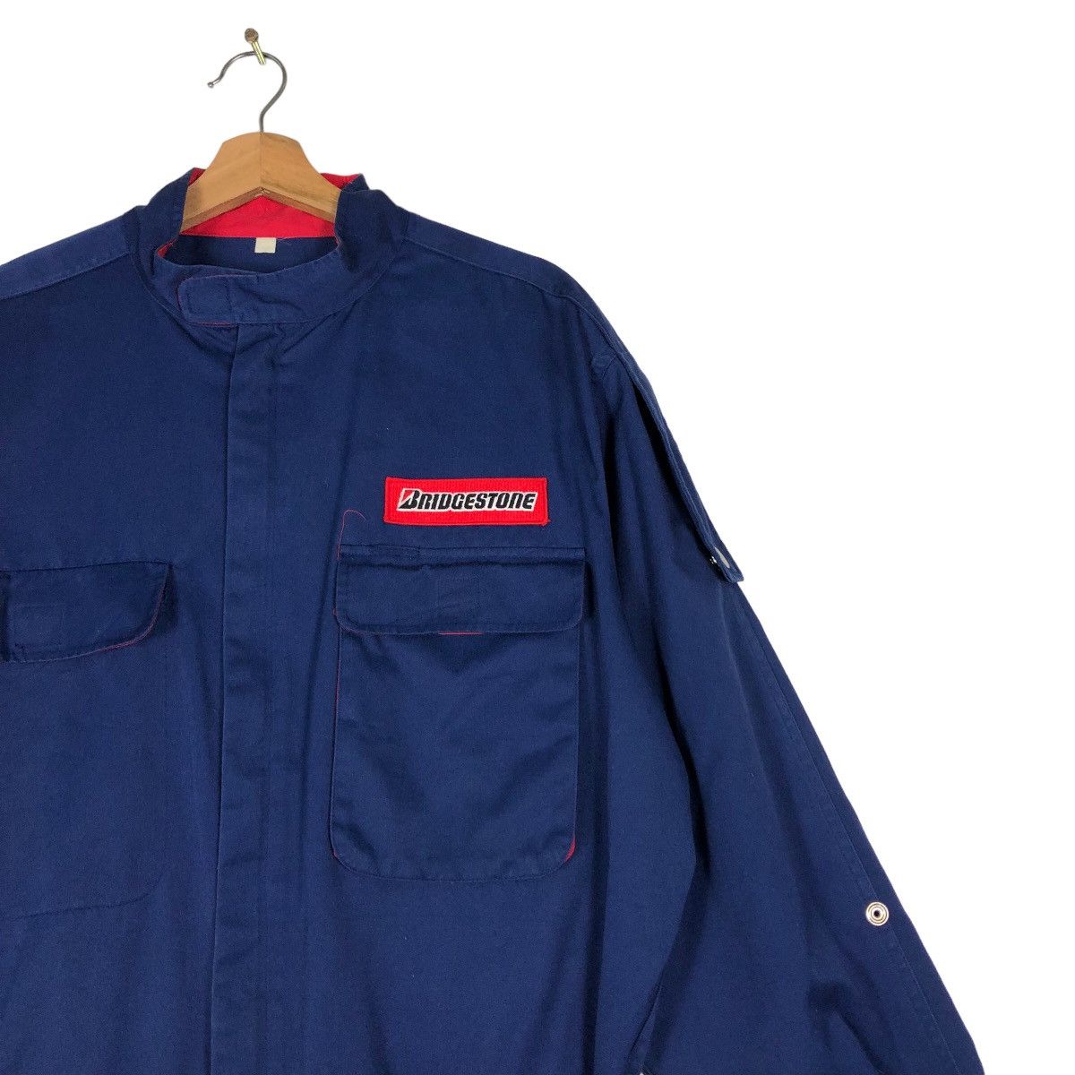 Japanese Brand 🔥90’s Vintage Overall Racing Sports Bridgestone Racing Size US 36 / EU 52 - 6 Thumbnail
