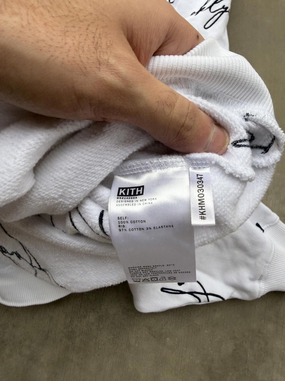 Kith Kith City Script Hoodie White Size Medium FW21 Box Logo Size US M / EU 48-50 / 2 - 8 Thumbnail
