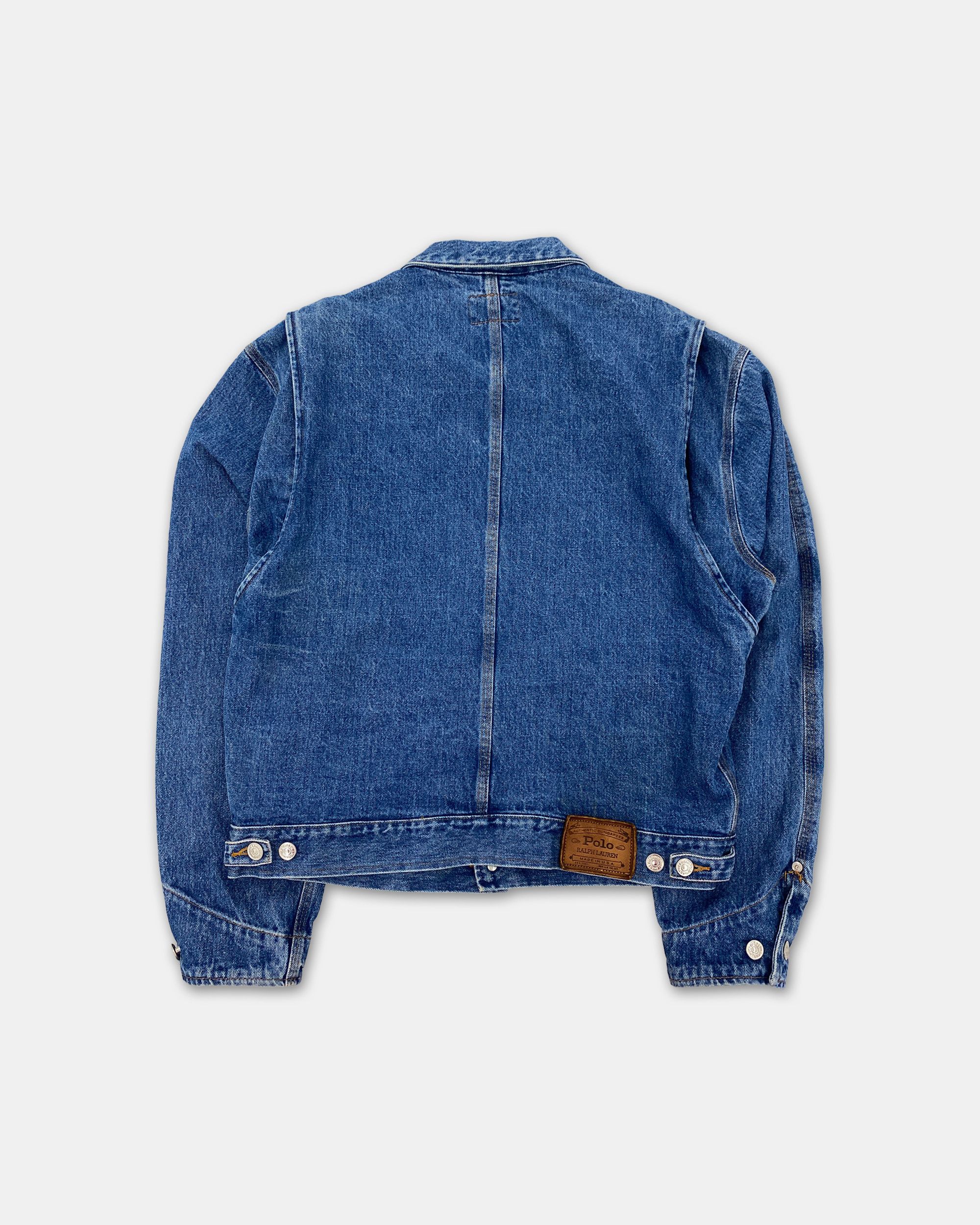 Polo Ralph Lauren 1980s Made in USA Denim Jacket Size US L / EU 52-54 / 3 - 2 Thumbnail