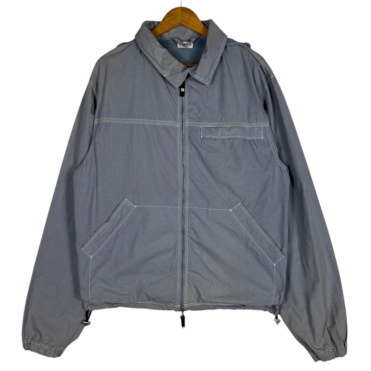 Giorgio Armani Vintage Giorgio Armani Hoodie Jacket Made In Italy Size M Size US M / EU 48-50 / 2 - 2 Thumbnail