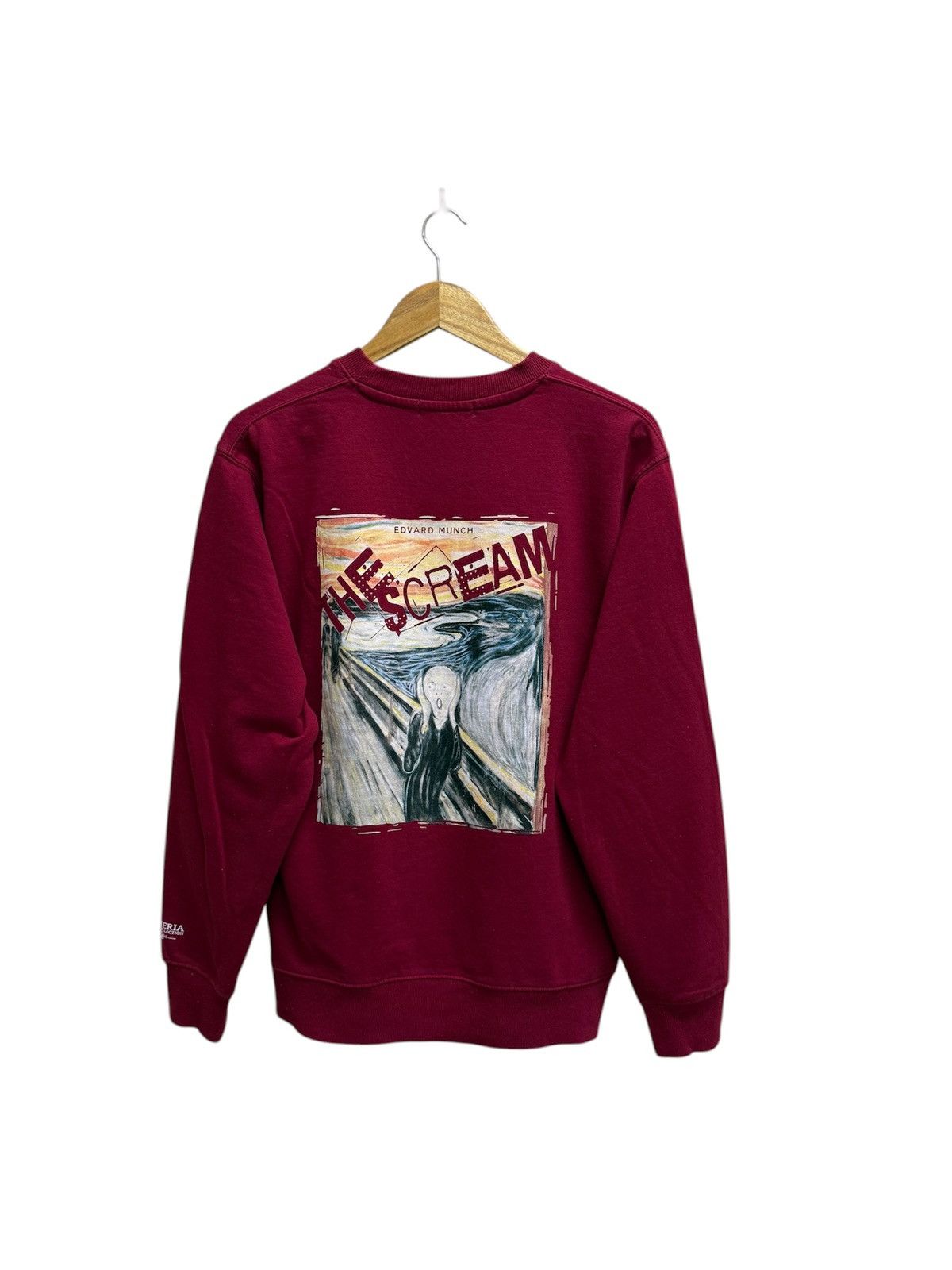 Vintage The Scream Edvard Munch Plumeria Museum Collection Art Sweat Size US S / EU 44-46 / 1 - 1 Thumbnail