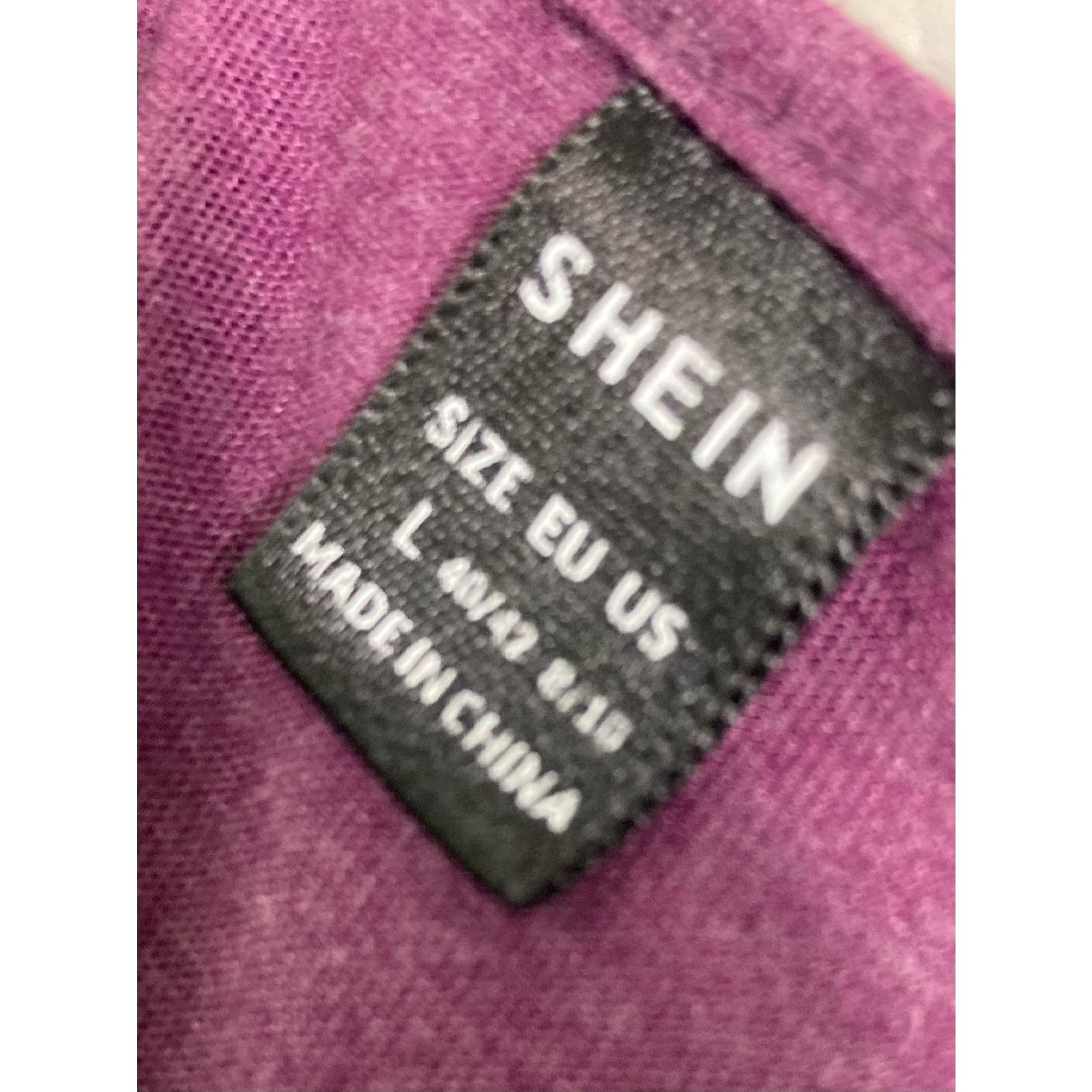 Shein SHEIN Women's Purple Short Sleeve T-Shirt Dressl Size L Size L / US 10 / IT 46 - 2 Thumbnail
