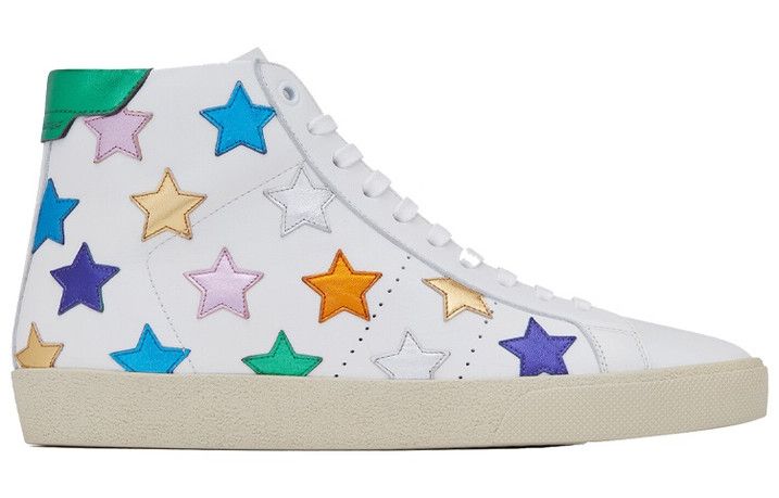 Saint Laurent Paris o1bcso1str1225 Court Classic SL/06 Metalic in White Size US 11 / IT 41 - 1 Thumbnail
