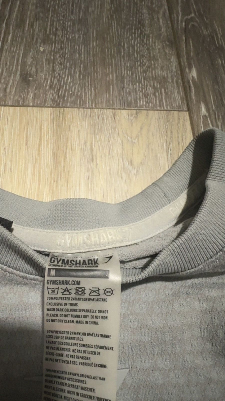 Gymshark Gymshark onyx v2 t shirt worn by David laid Size US M / EU 48-50 / 2 - 4 Thumbnail