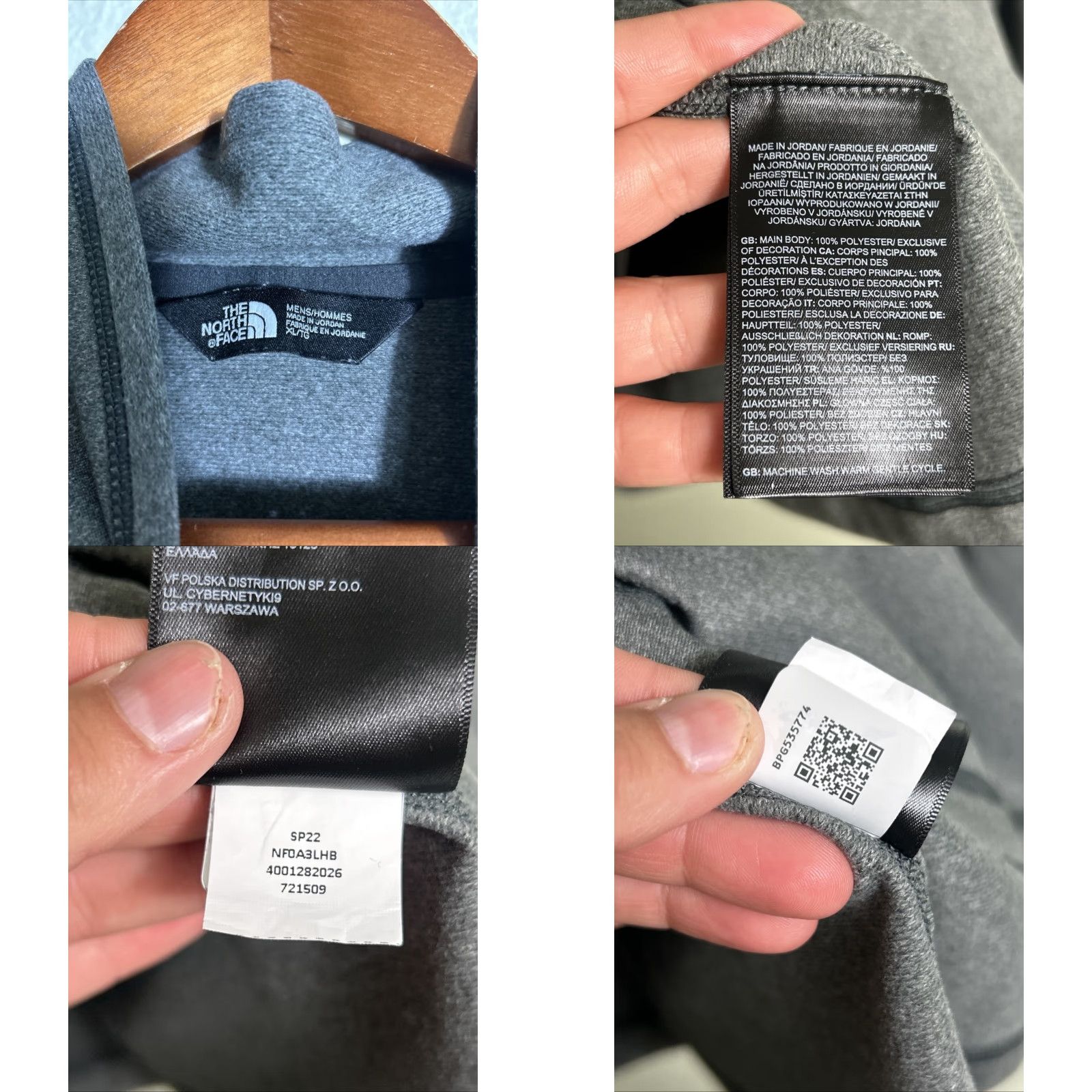 The North Face The North Face Tech 1/4 Zip Fleece Shirt Men's XL Gray Embroidered Logo Outdoor Classic Pullover Size US XL / EU 56 / 4 - 8 Thumbnail