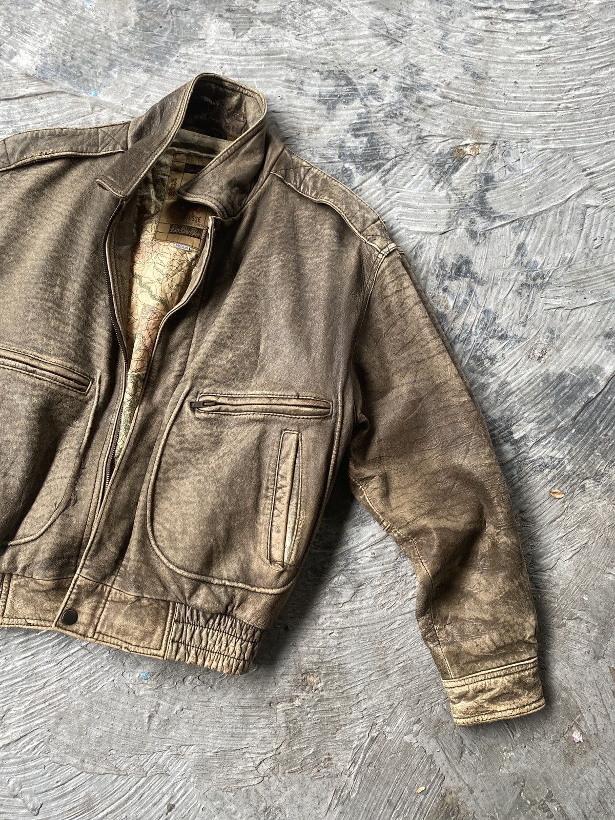 Vintage 💥OFFER NOW💥Vintage Due -Esse Fully Leather Jacket Sheepskin Size US M / EU 48-50 / 2 - 4 Thumbnail