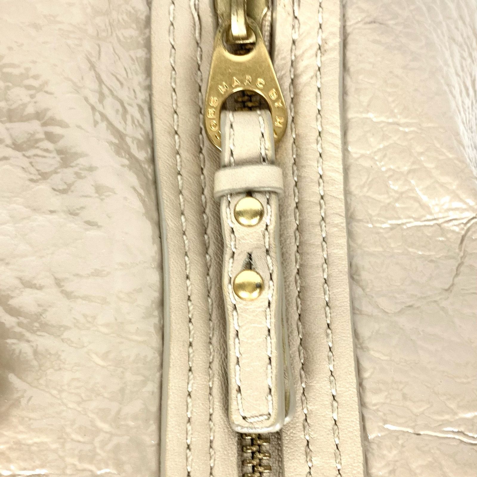 Marc by Marc Jacobs Marc Jacobs Leather Handle Tote Removable Shoulder Strap Tan Size ONE SIZE - 15 Thumbnail