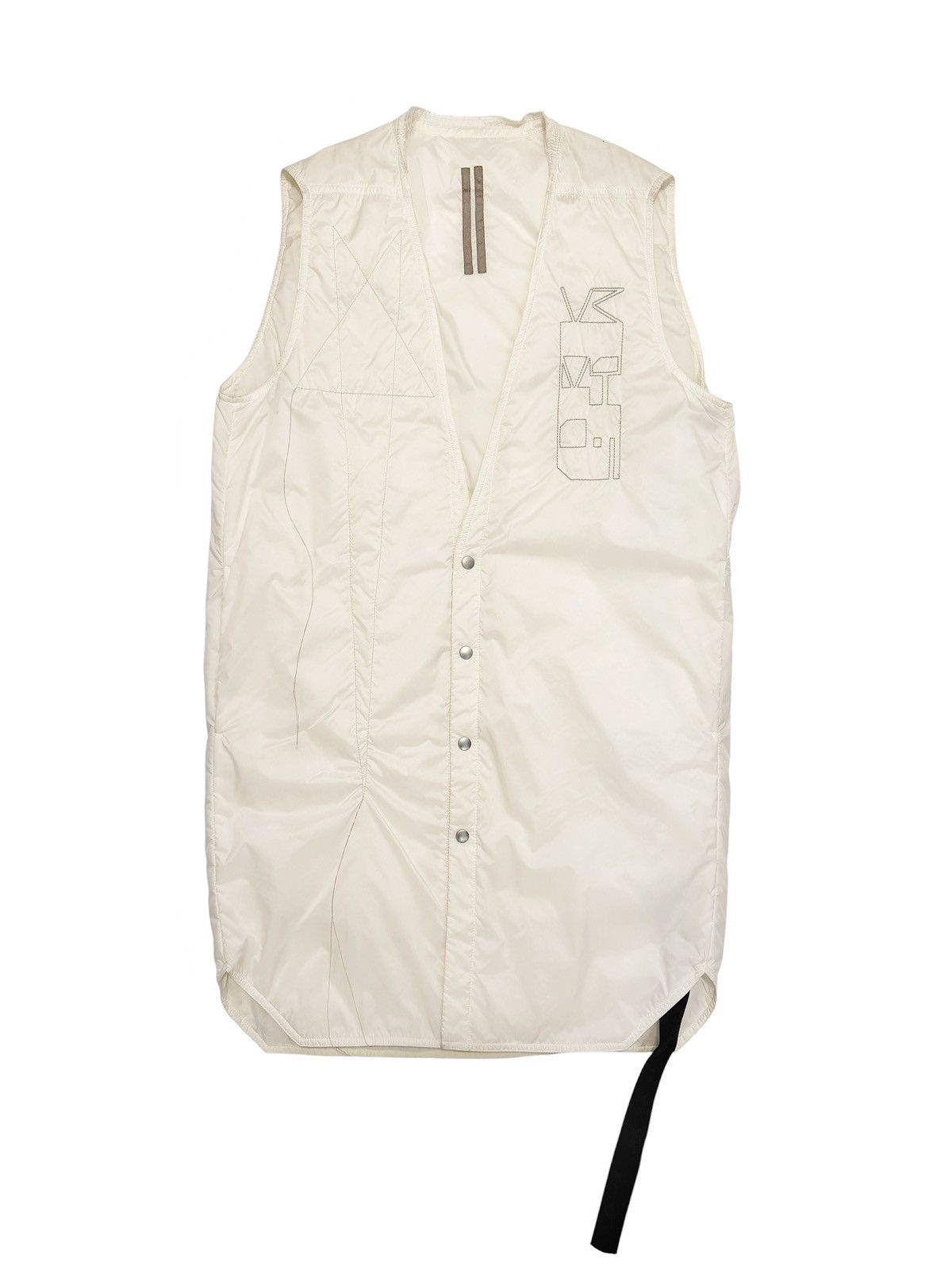 Rick Owens Drkshdw SL Outershirt Liner Puffer Vest Milk Size US S / EU 44-46 / 1 - 1 Thumbnail