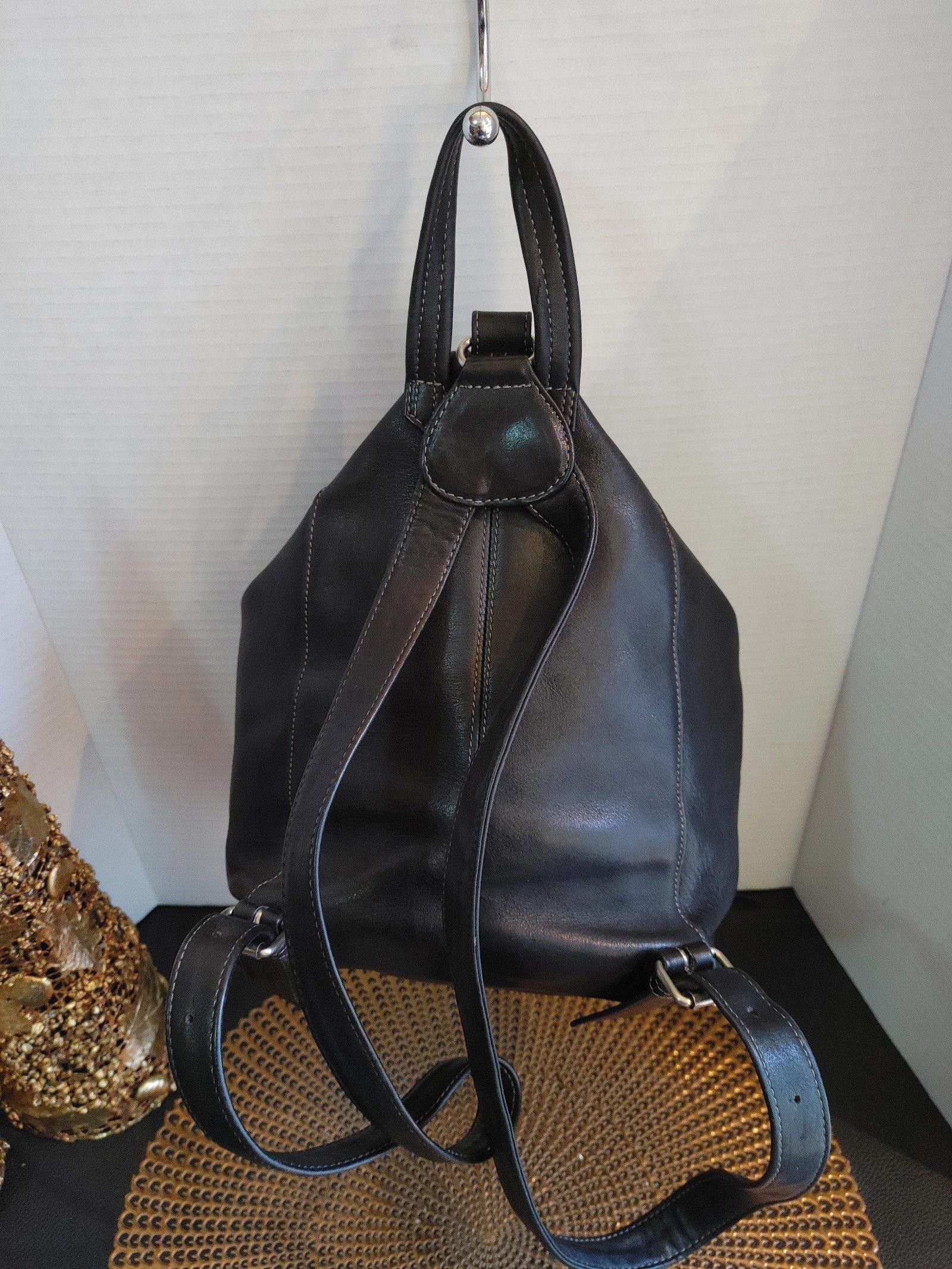 Designer Tignanello Leather Backpack Size ONE SIZE - 5 Thumbnail