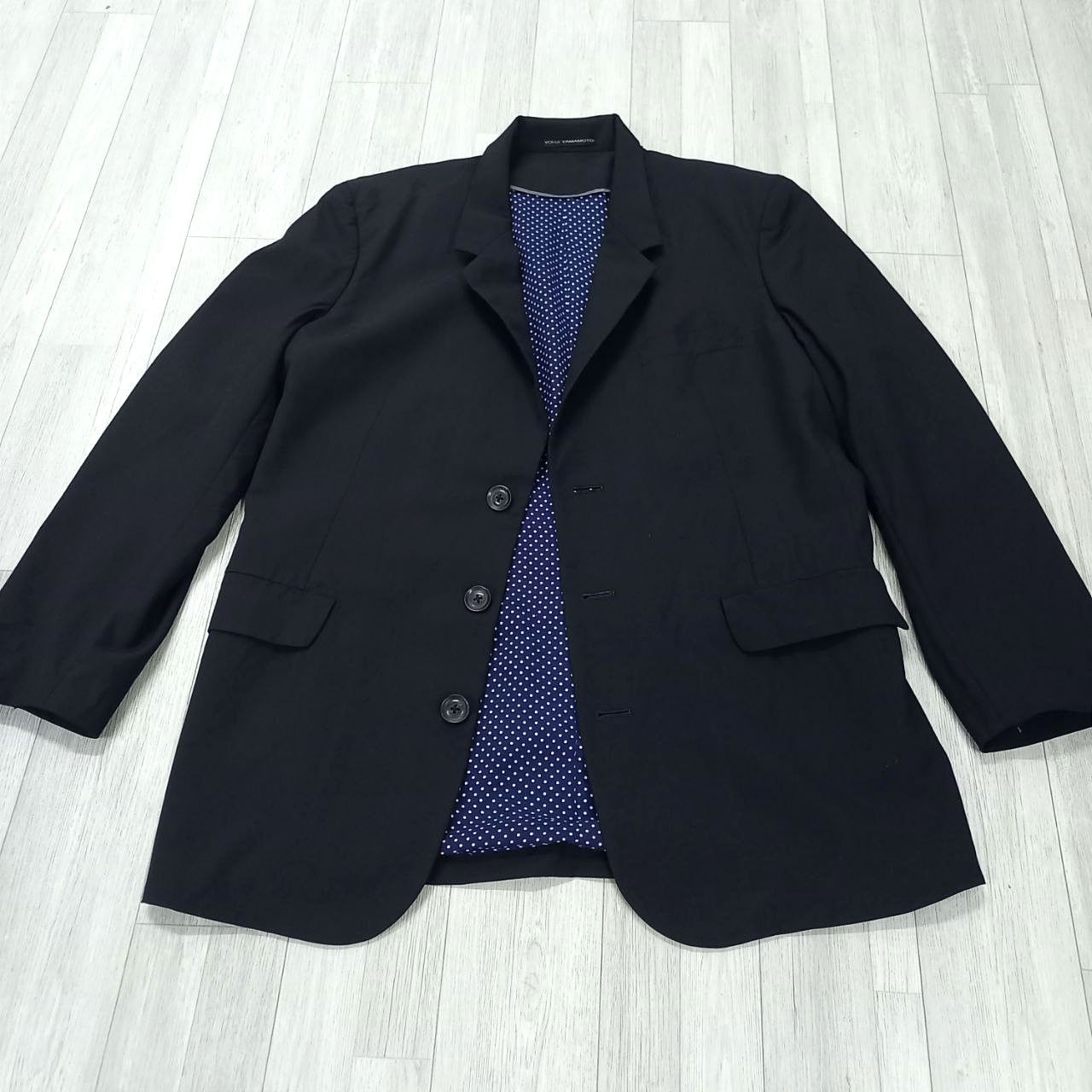 Yohji Yamamoto Vtg YOHJI YAMAMOTO Single Breasted 3 Buttons Blazer Jacket Size 42R - 5 Thumbnail