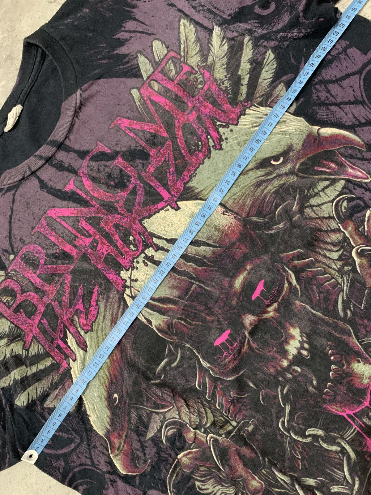 Band Tees Bring me the horizon all over print band shirt Size US L / EU 52-54 / 3 - 5 Thumbnail