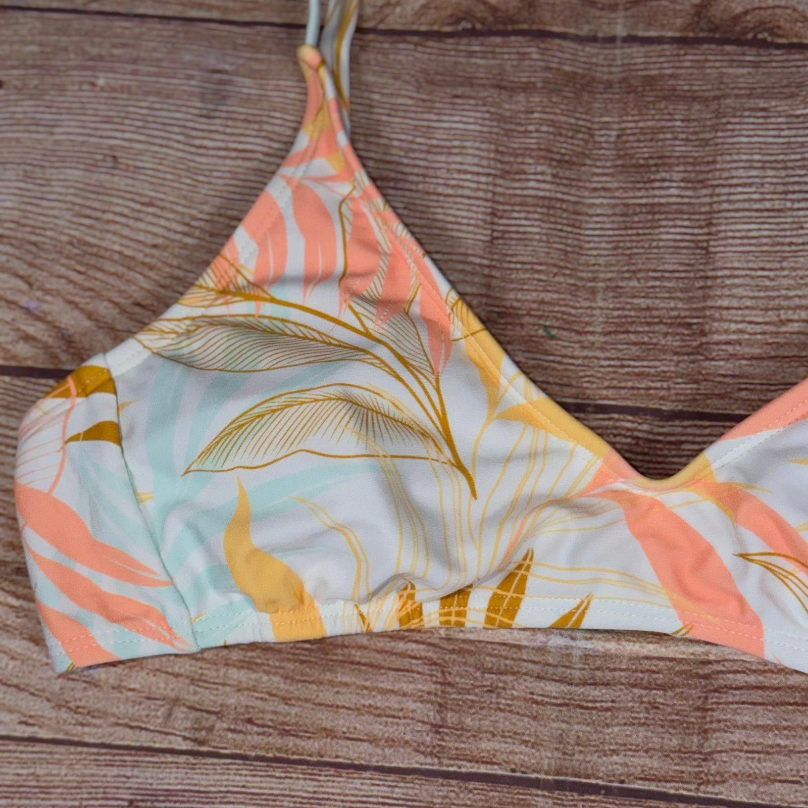 Other Wild Fable Small Floral Bikini Top Size ONE SIZE - 2 Thumbnail