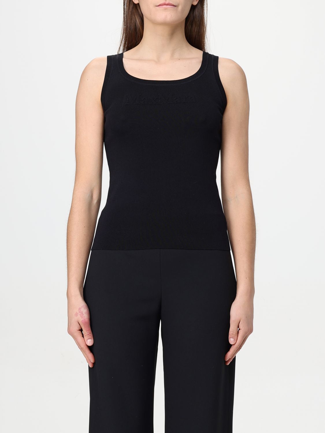 Max Mara Max Mara T-Shirt Woman Black Size S / US 4 / IT 40 - 1 Thumbnail