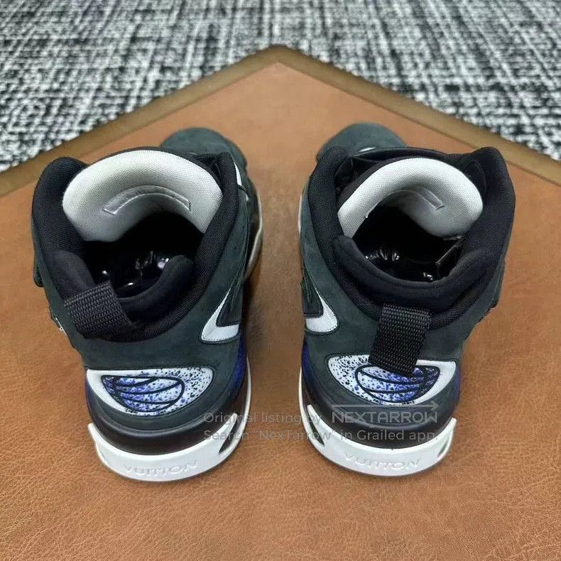 Louis Vuitton LV Trainer2 Basketball Shoes Black Blue . Size US 7 / EU 40 - 4 Thumbnail