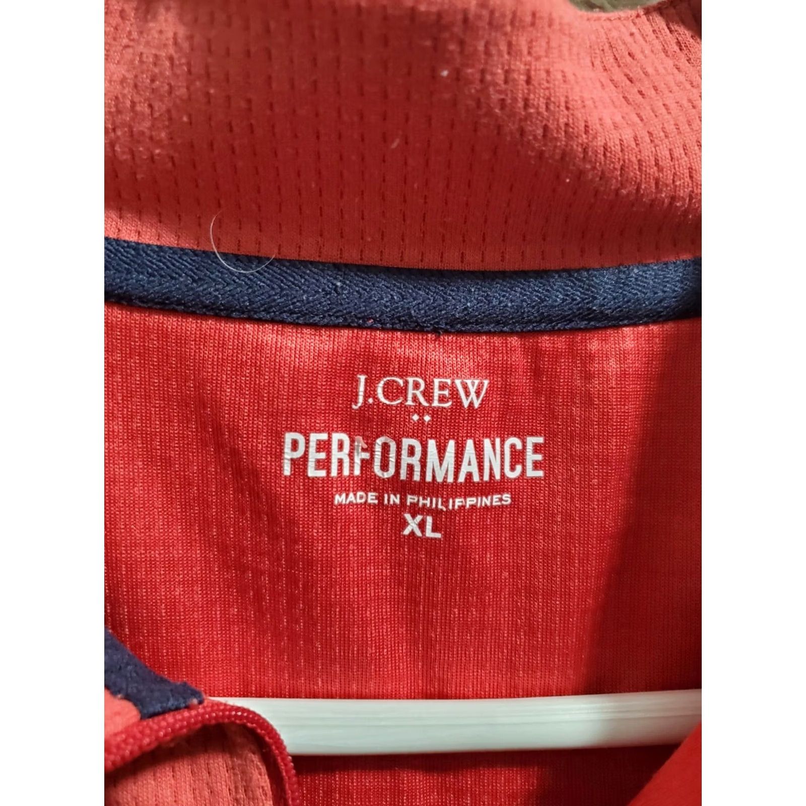 J.Crew J.CREW Performance Shirt 1/4 Zip Pullover Long Sleeve Red Men Size XL Size US XL / EU 56 / 4 - 4 Thumbnail