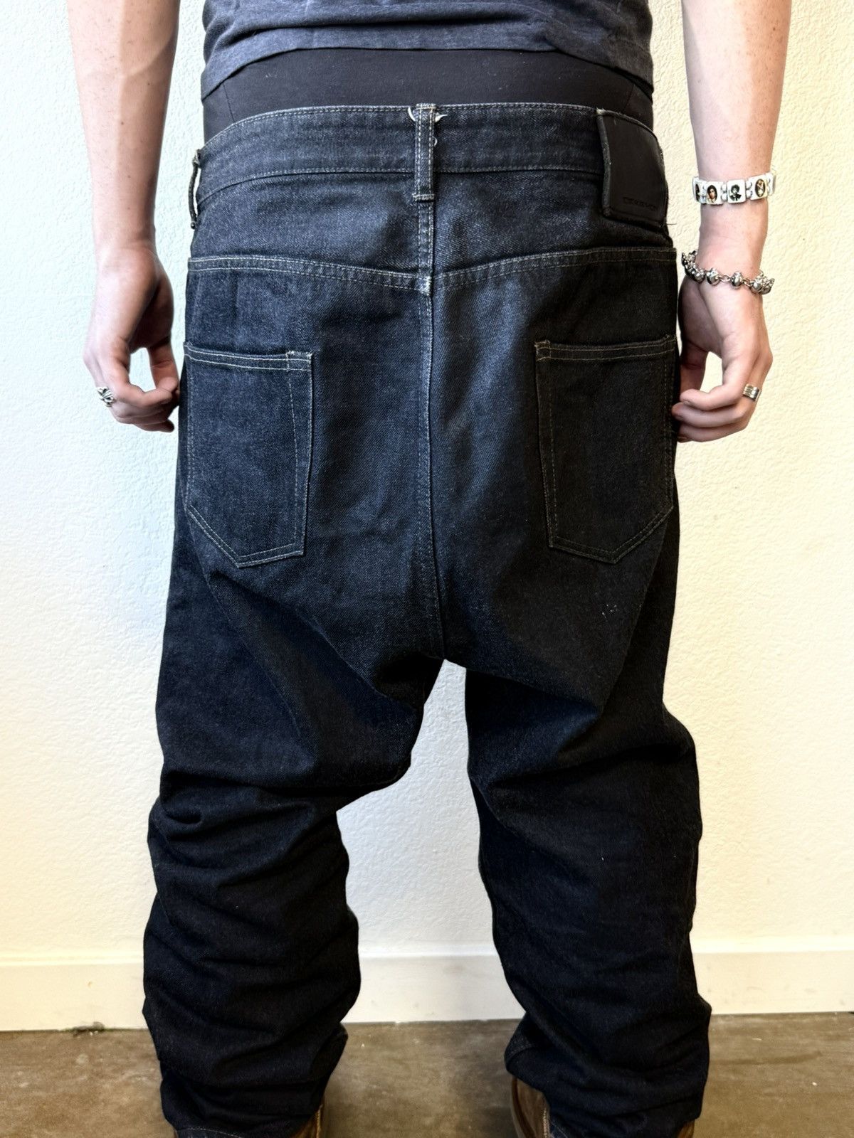 Rick Owens Rick Owens Collapse Cut Jeans Size US 34 / EU 50 - 3 Thumbnail
