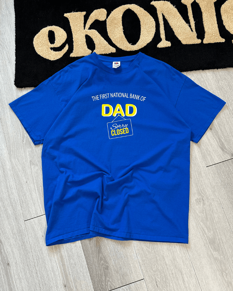 Vintage Vintage First National Bank of Dad Humor T-Shirt - XXL / 2XL Size US XXL / EU 58 / 5 - 1 Thumbnail