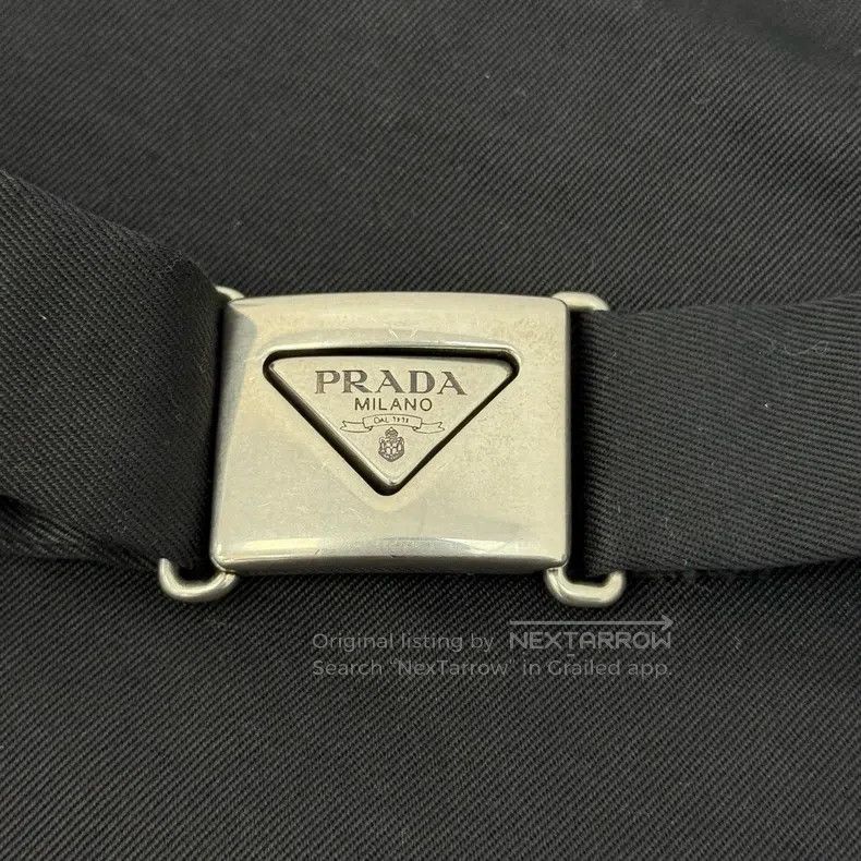 Prada Prada SizeS Black metallic button skirt Size 42" / US 20 - 8 Thumbnail