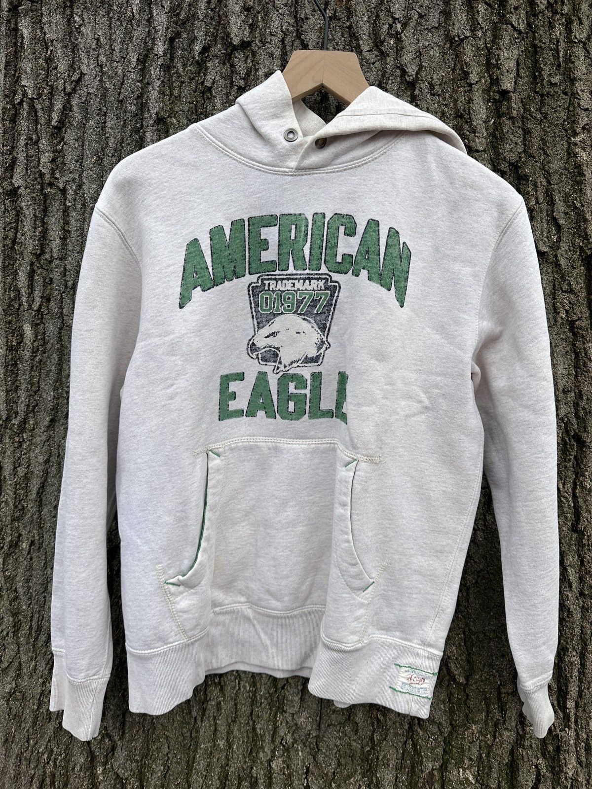 American Eagle Outfitters × Vintage Vintage American Eagle Hoodie Sweatshirt Size US S / EU 44-46 / 1 - 1 Thumbnail