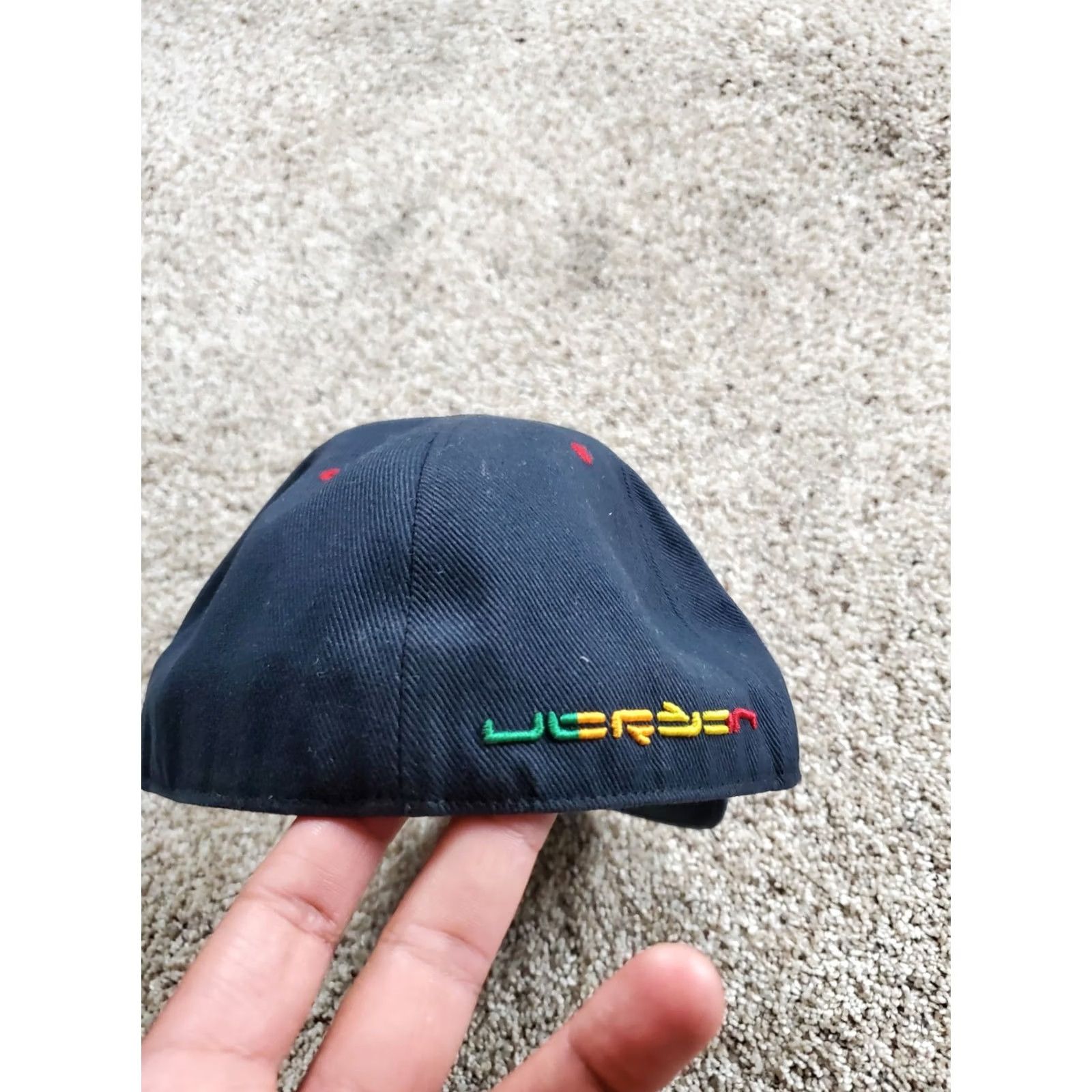 Jordan Brand Jordan Hat Men 7 5/8 Black Tri-color Wheel Jumpman Fitted Cap Baseball Cap Jordan 8 Size ONE SIZE - 4 Thumbnail