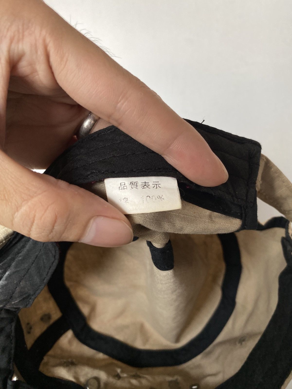 If Six Was Nine × Japanese Brand × Le Grande Bleu (L.G.B.) Cadet Distressed Studded Skull Punk Hat Size ONE SIZE - 9 Thumbnail