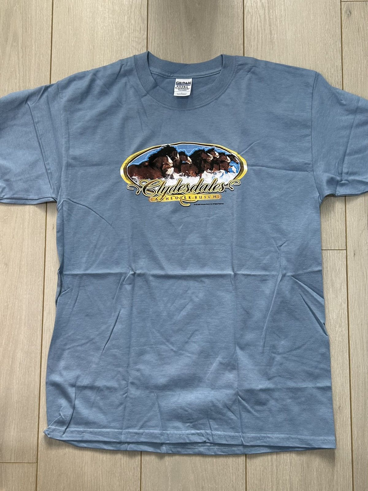 Vintage Vintage Anheuser Busch Horse T Shirt Size US L / EU 52-54 / 3 - 1 Thumbnail