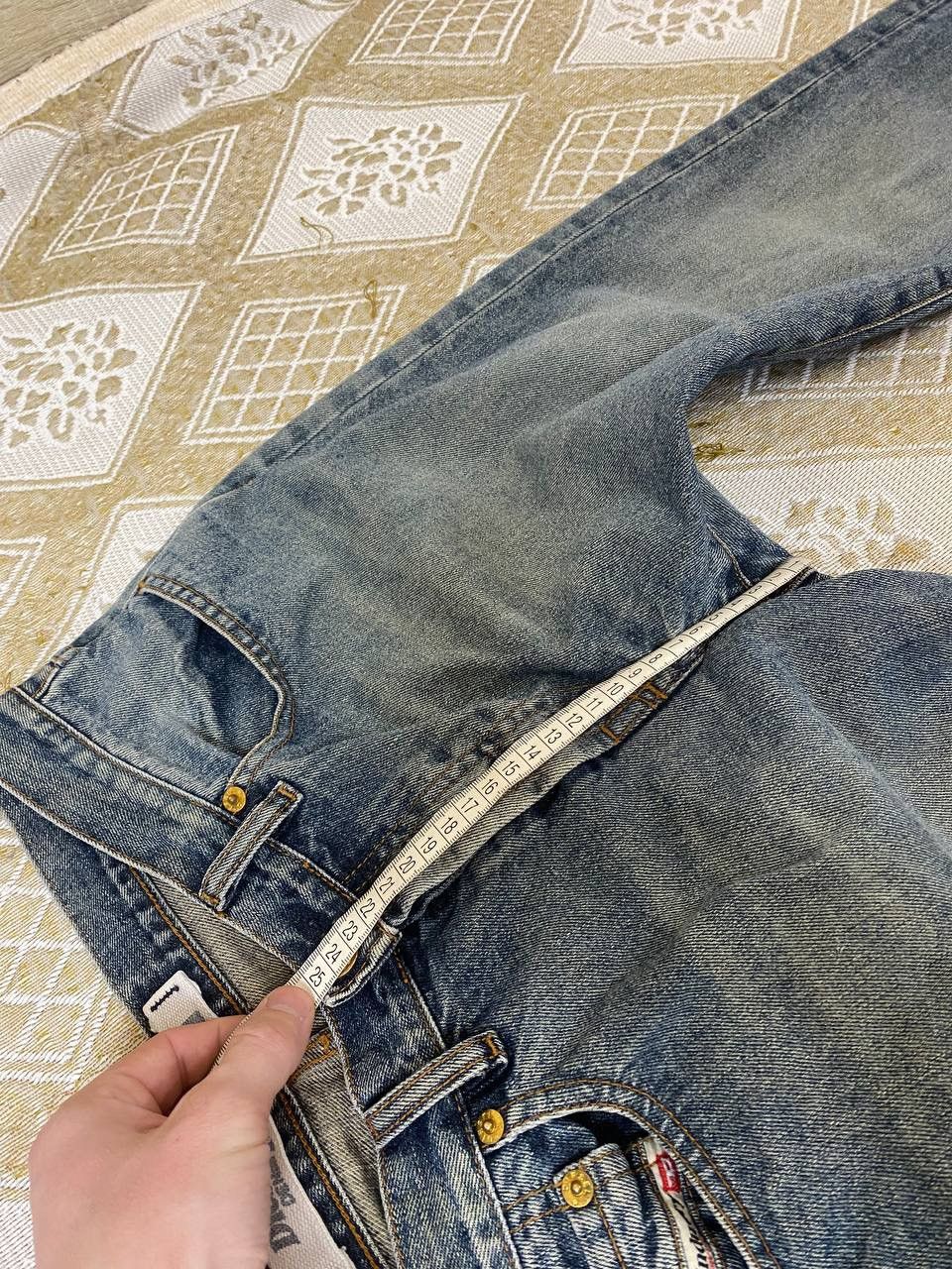 Diesel 🔥 Diesel Industry Dirty Washed Denim Vintage Jeans Pants Size US 31 - 9 Thumbnail