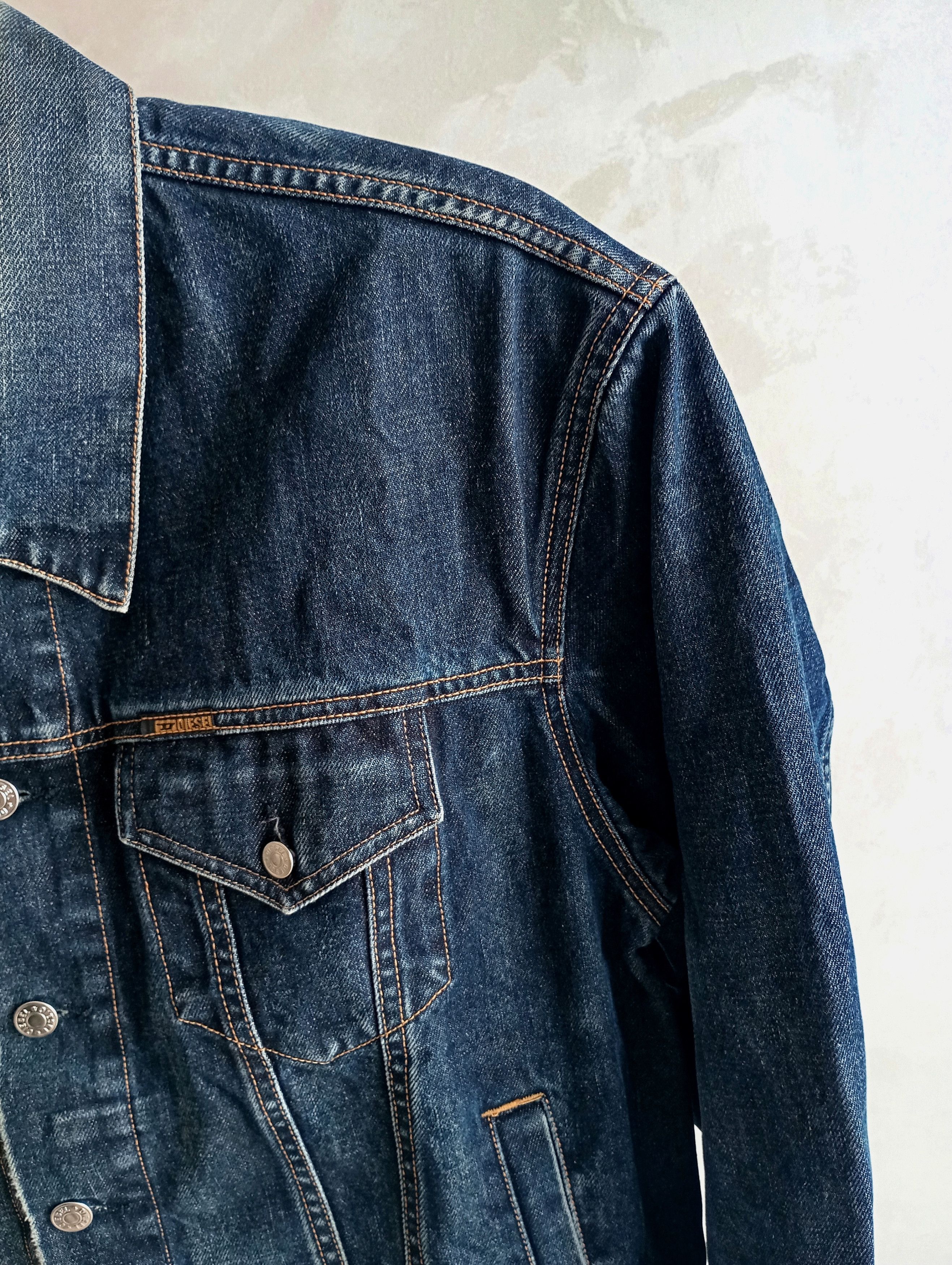 Diesel Vintage Diesel Trucker Jacket Denim Jeans Size US XXL / EU 58 / 5 - 4 Thumbnail