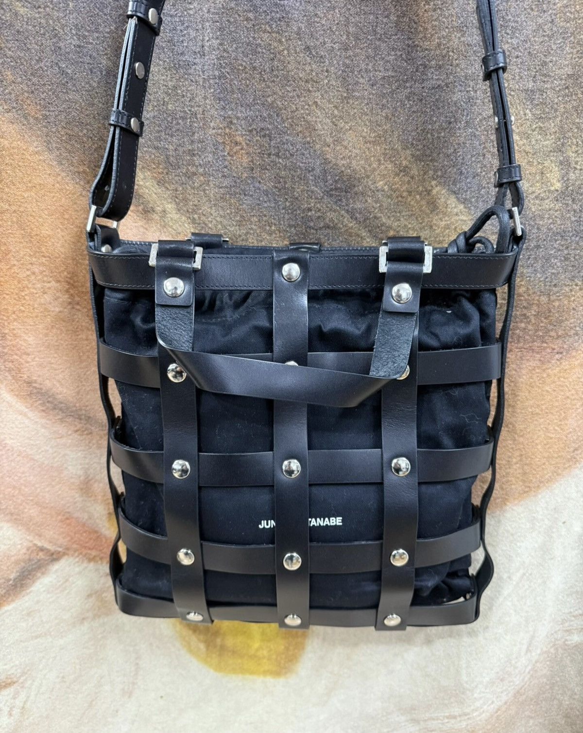 Junya Watanabe Junya Watanabe Comme des Garçons Studded Mesh Crossbody Bag Size ONE SIZE - 4 Thumbnail