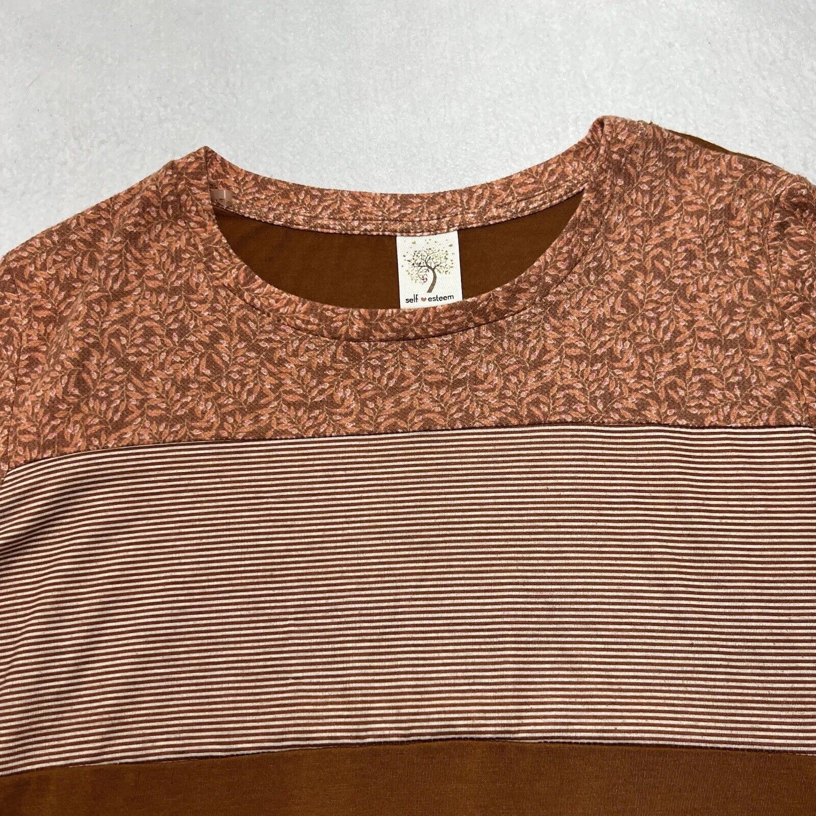 Other Self Esteem Orange Tie Front Lightweight T Shirt Top Size XL / US 12-14 / IT 48-50 - 2 Thumbnail
