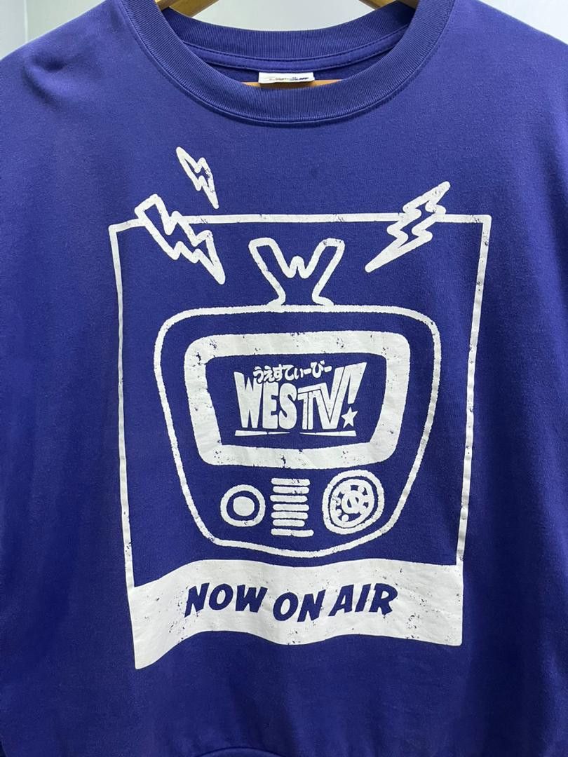 Japanese Brand Johnny’s WESTV “Now On Air” Crewneck Sweatshirt Size US M / EU 48-50 / 2 - 4 Thumbnail