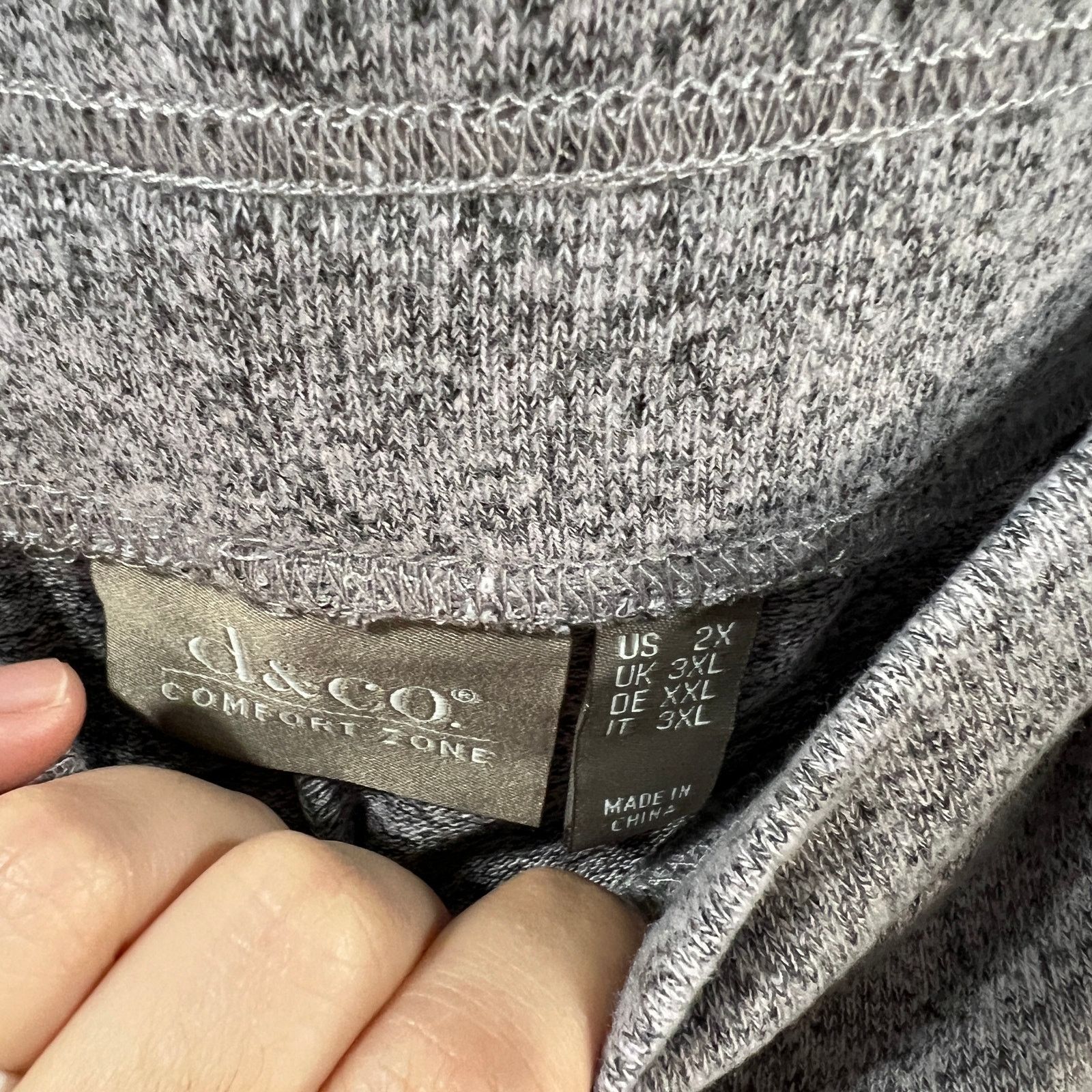 Other Denim & Co. Comfort Zone Plush Knit Wide Leg Pull On Size 40" / US 18 - 3 Thumbnail