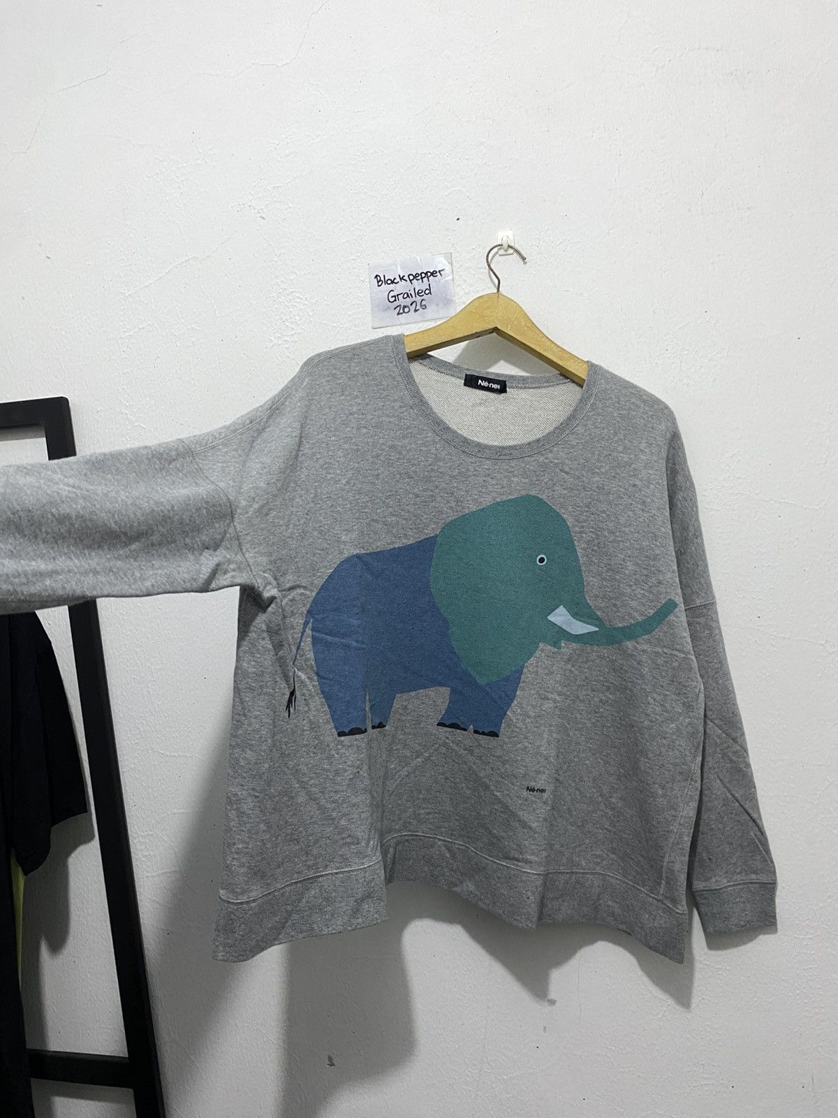 Ne-Net Ne-net By Issey Miyake Cute Elephant Sweatshirt Size US M / EU 48-50 / 2 - 4 Thumbnail