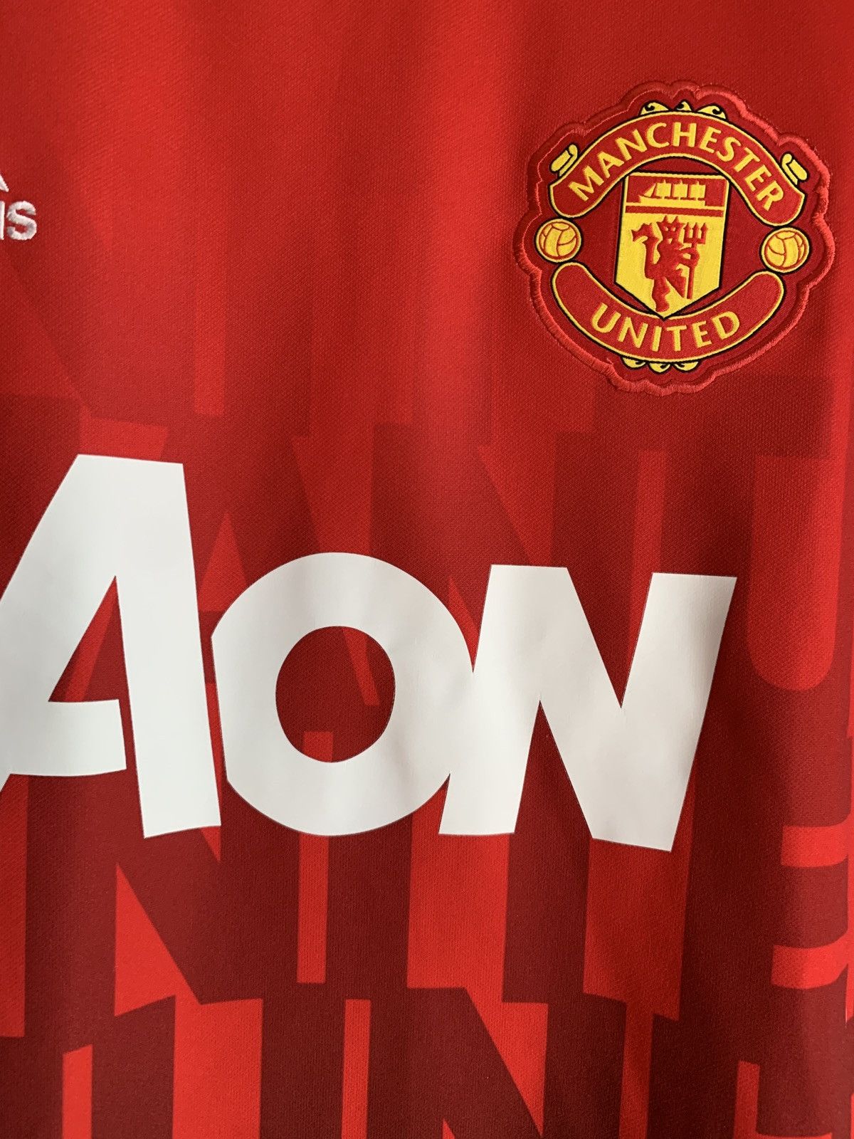 Adidas Manchester United 2015 Football Long Sleeve Shirt Soccer S Size US M / EU 48-50 / 2 - 6 Thumbnail