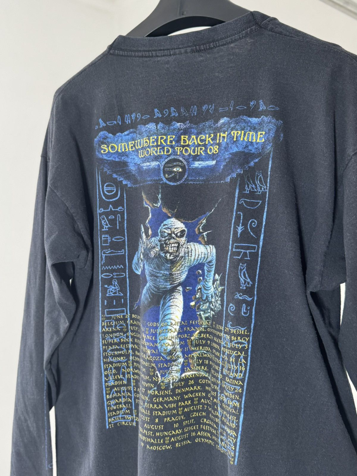 Iron Maiden Vintage 2008 IRON MAIDEN Printed band T Shirt Size US L / EU 52-54 / 3 - 6 Thumbnail