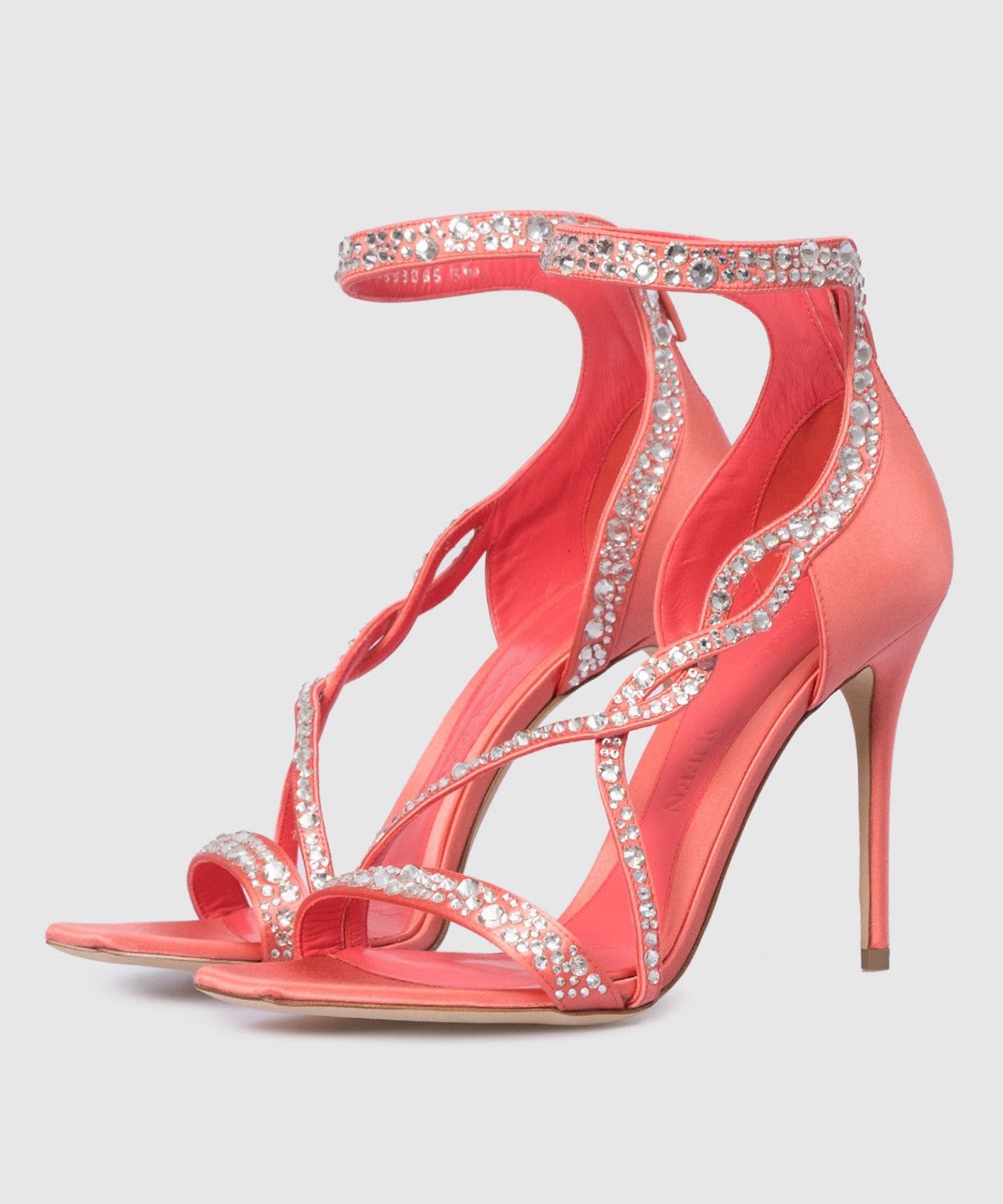Alexander McQueen Last Alexander McQueen Pink Crystals Heels Size US 9 / IT 39 - 2 Thumbnail